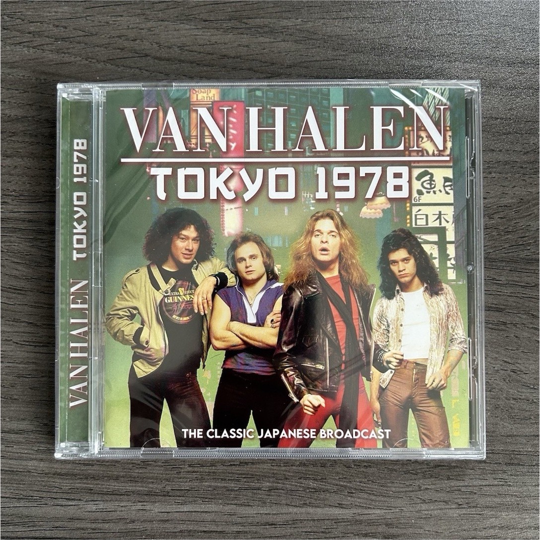 Van Halen Tokyo 1978 CD Rock Zip City 2021 Live Album Jewel Case ZCCD114 69min