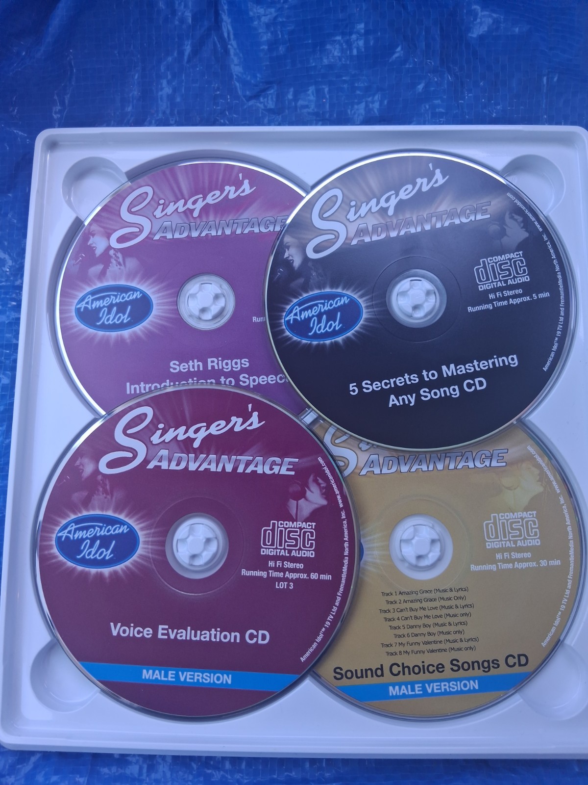 American Idol Singer’s Advantage : Male Version 8 CD Set w/Workbook