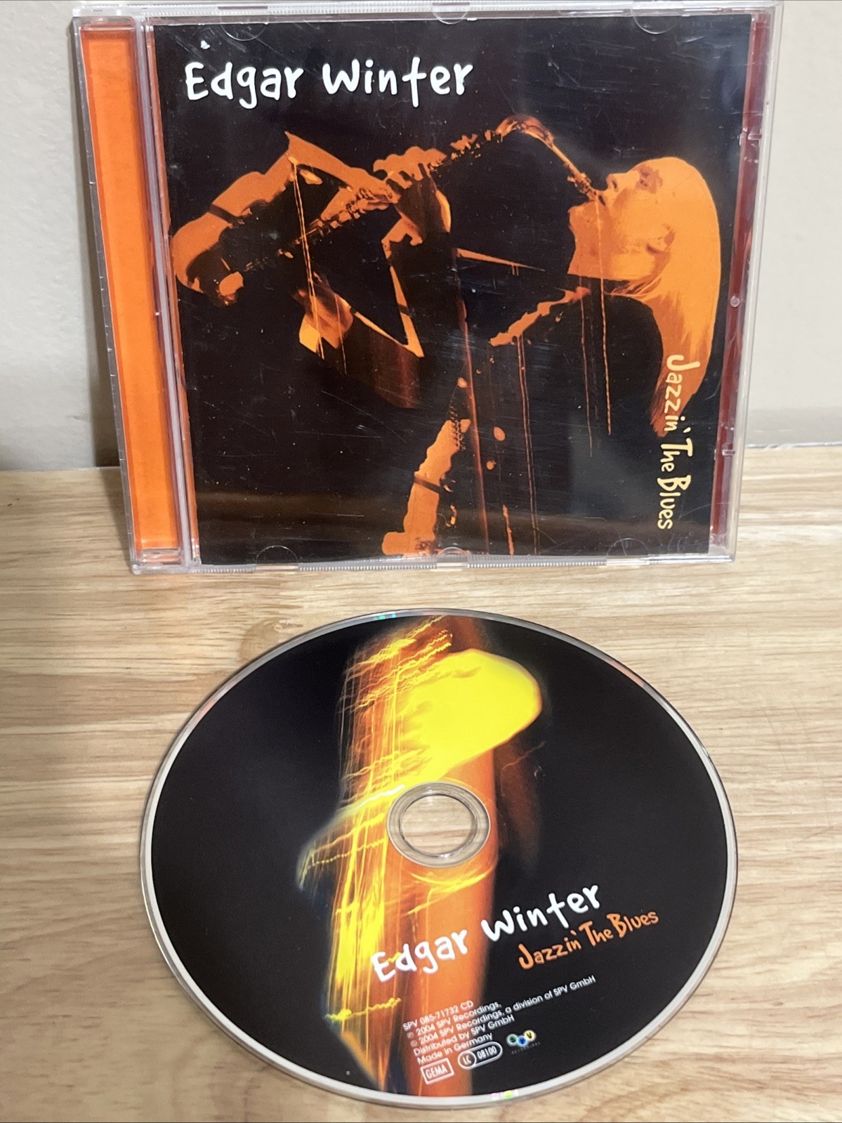 Edgar Winter Jazzin’ the Blues CD SPV 2004 Germany Import 11 Tracks