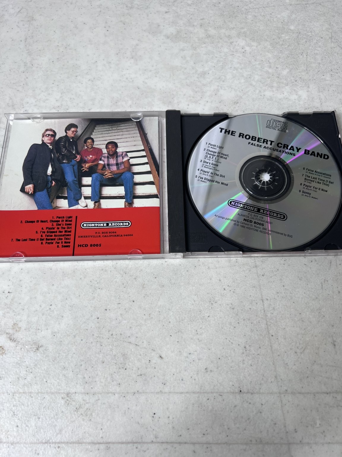 The Robert Cray Band – False Accusations CD 1985 Blues Rock Hightone