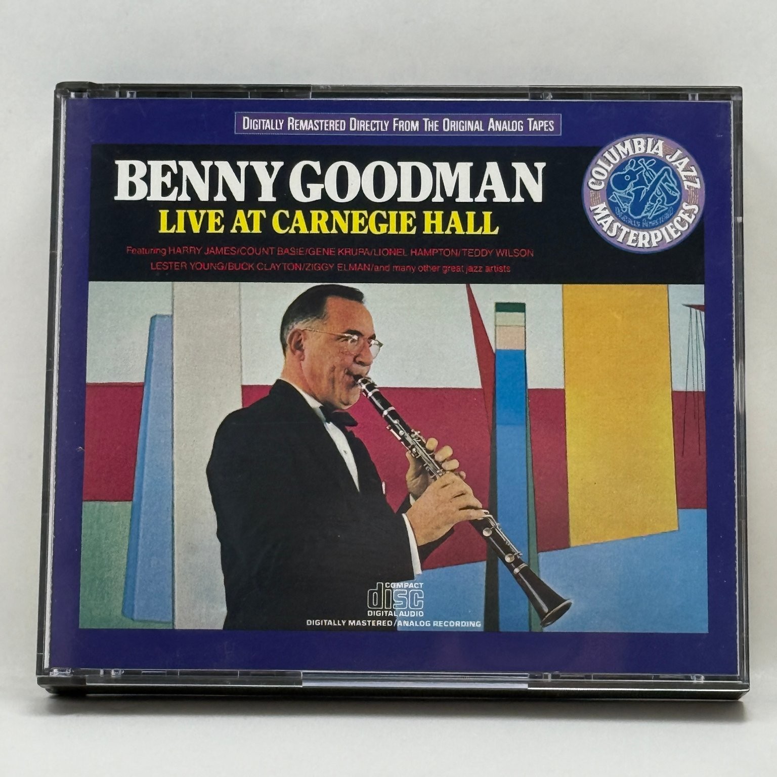 Benny Goodman – Live At Carnegie Hall CD 1987 Remastered Jazz Columbia Japan