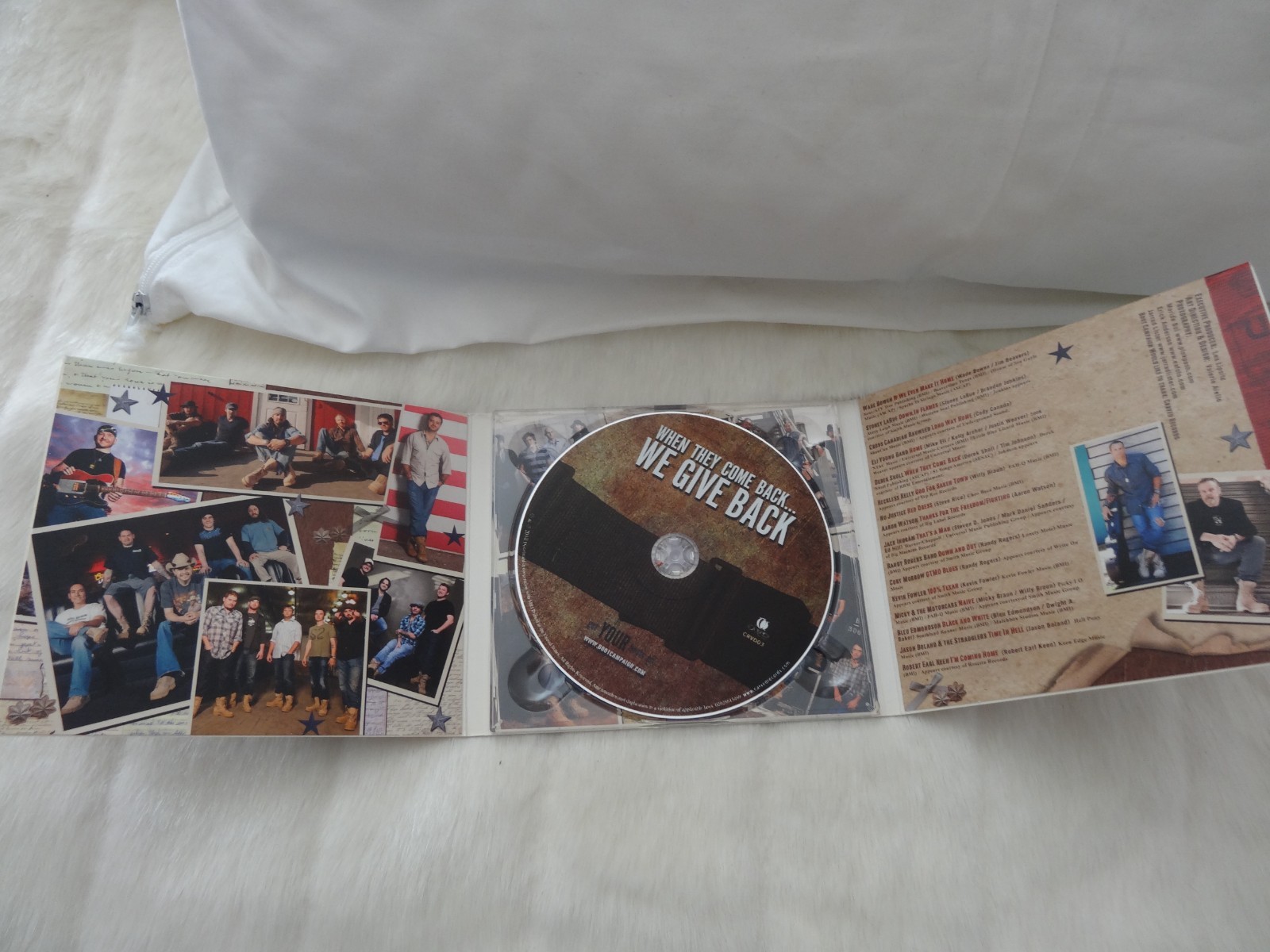 When They Come Back We Give Back – Boot Campaign CD Autographed Eli Young Band