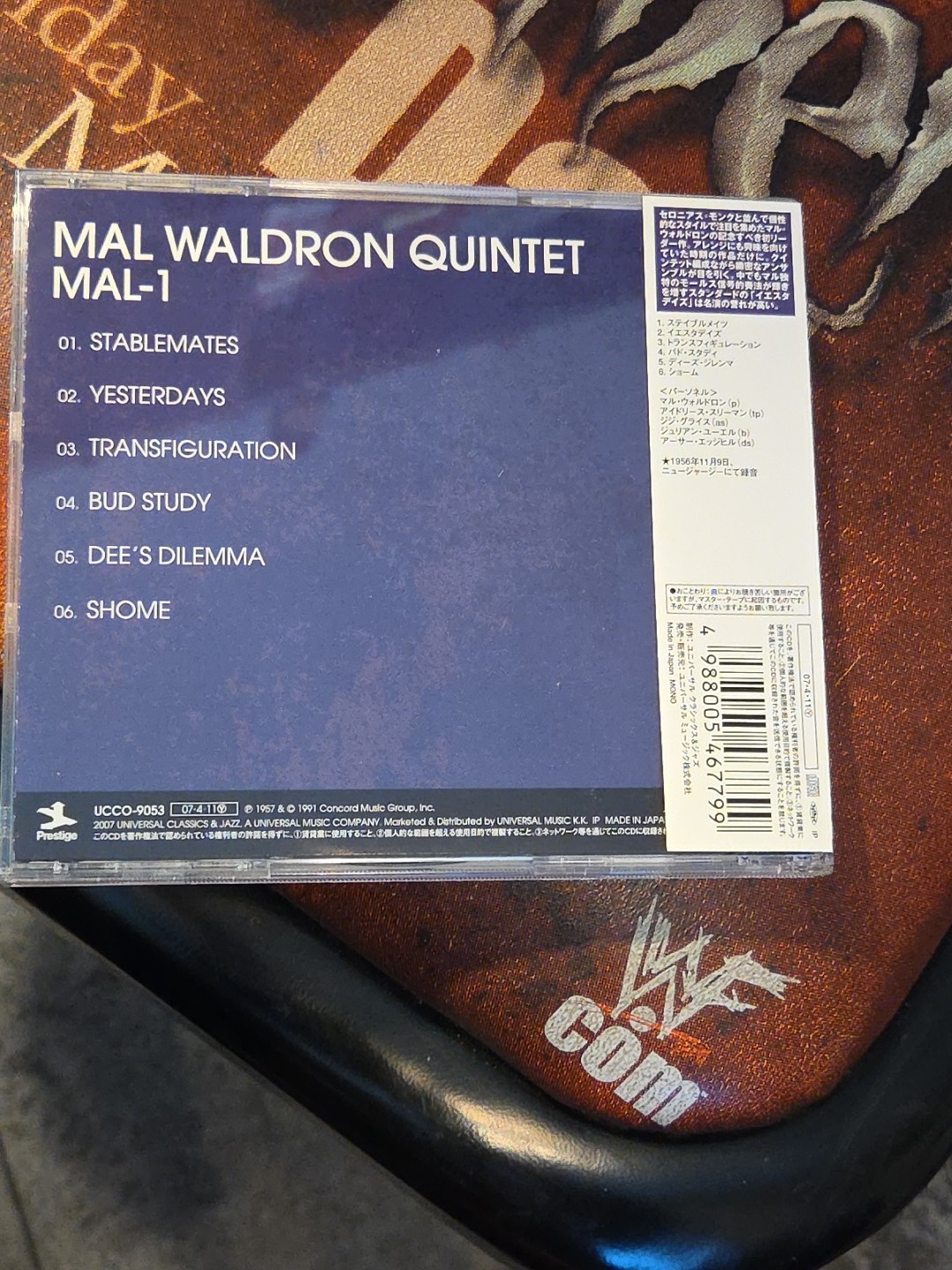 Mal Waldron Quintet Mal-1 Japan CD w/ OBI UCCO 9053 Prestige Limited Edition