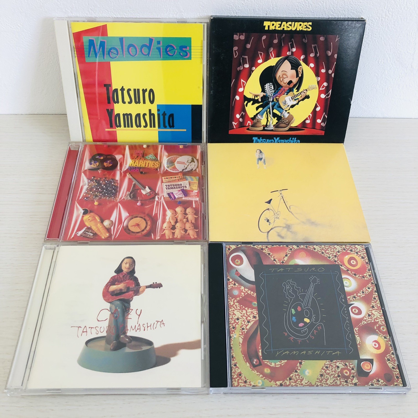 Tatsuro Yamashita CD Treasures Melodies Artisan set of 6 CDs Japan