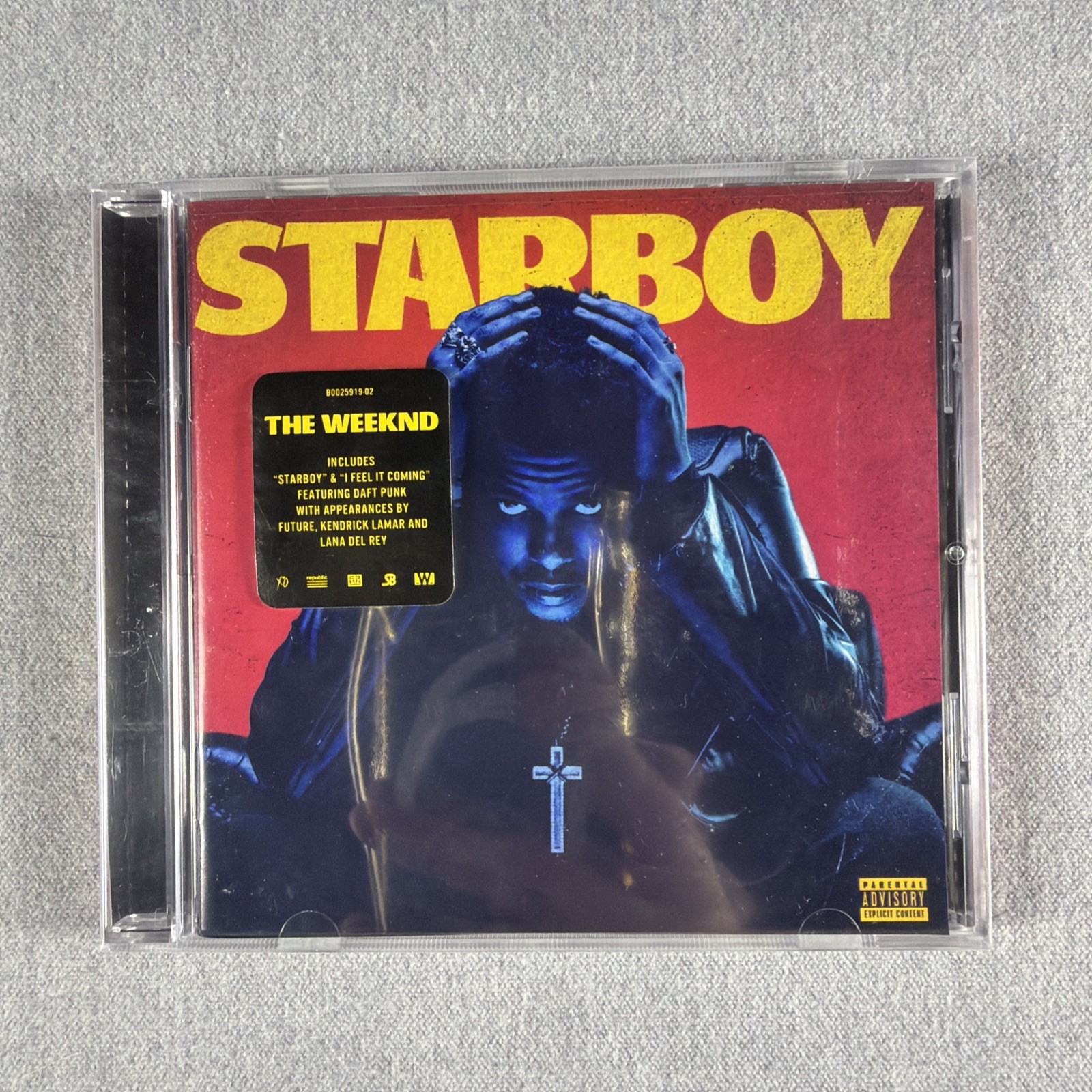The Weeknd Starboy CD Hype Sticker Republic Records 2016 NEW SEALED