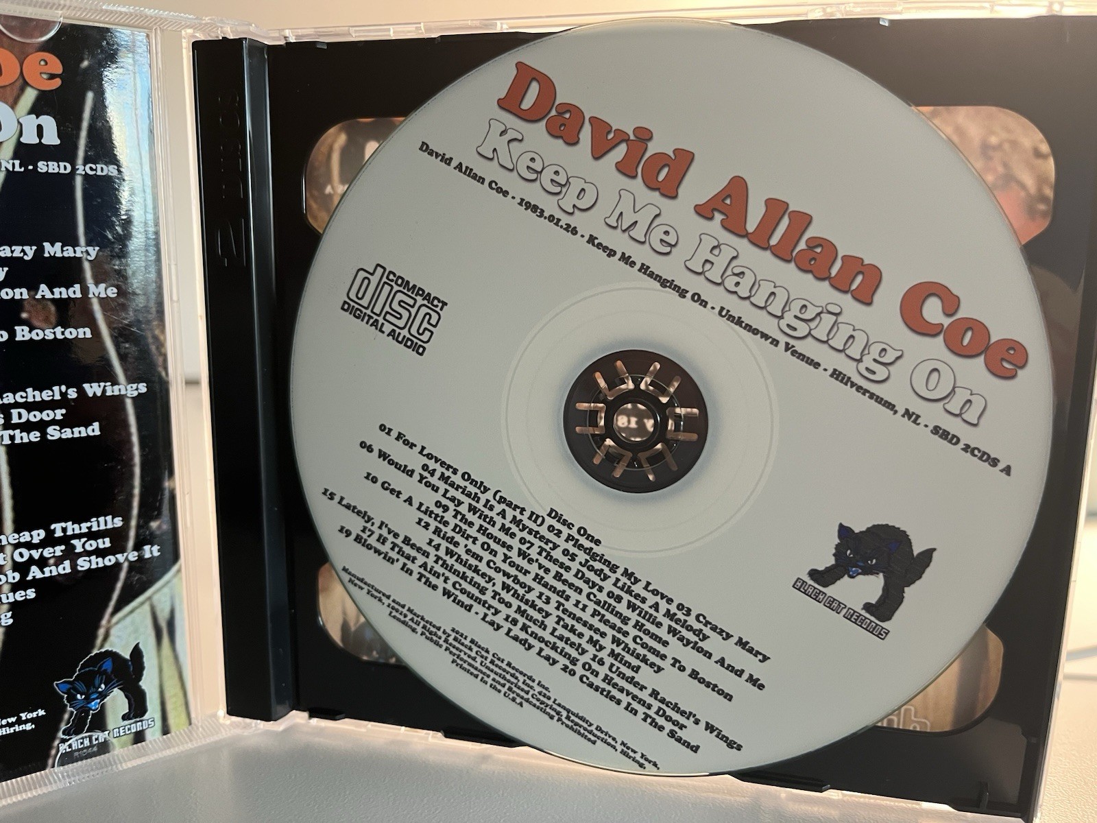 David Allan Coe Live 2 CD 1983 Neverlands Outlaw Country Tennessee Whiskey