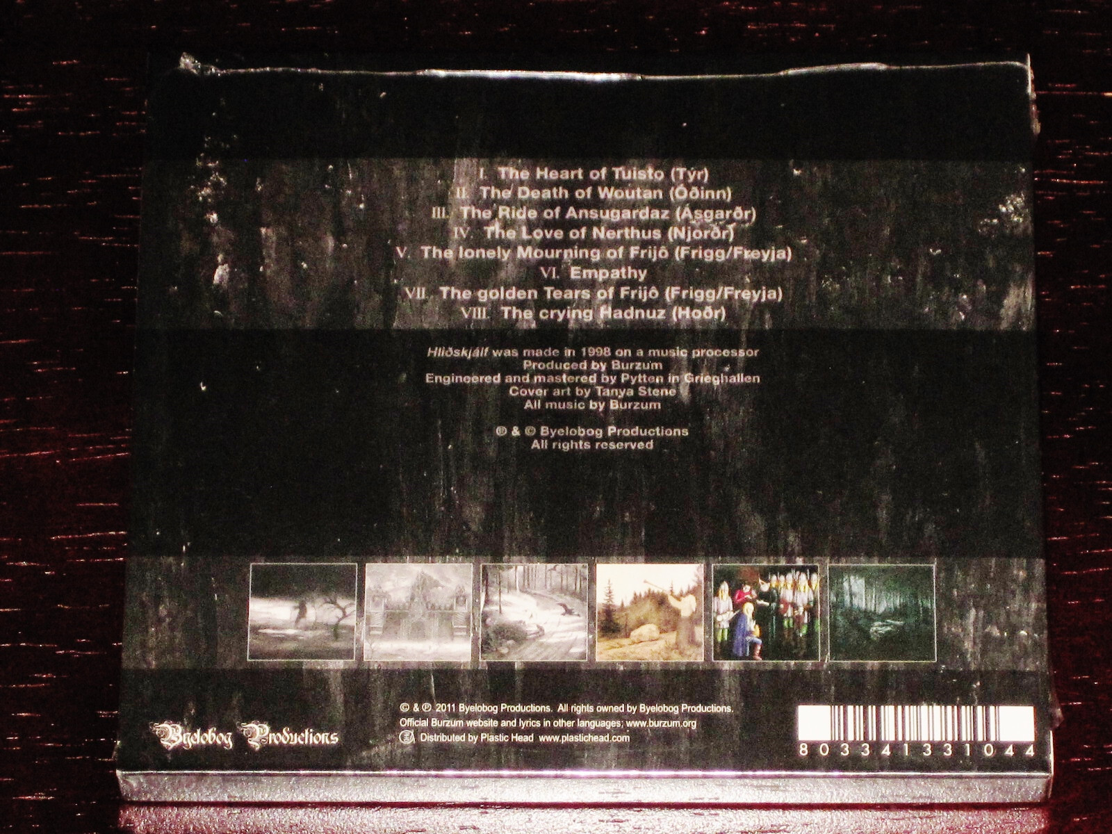 Varg V.: Hlidskjalf CD 2010 Reissue Byelobog Slipcase Set VI EU BYE007CD NEW
