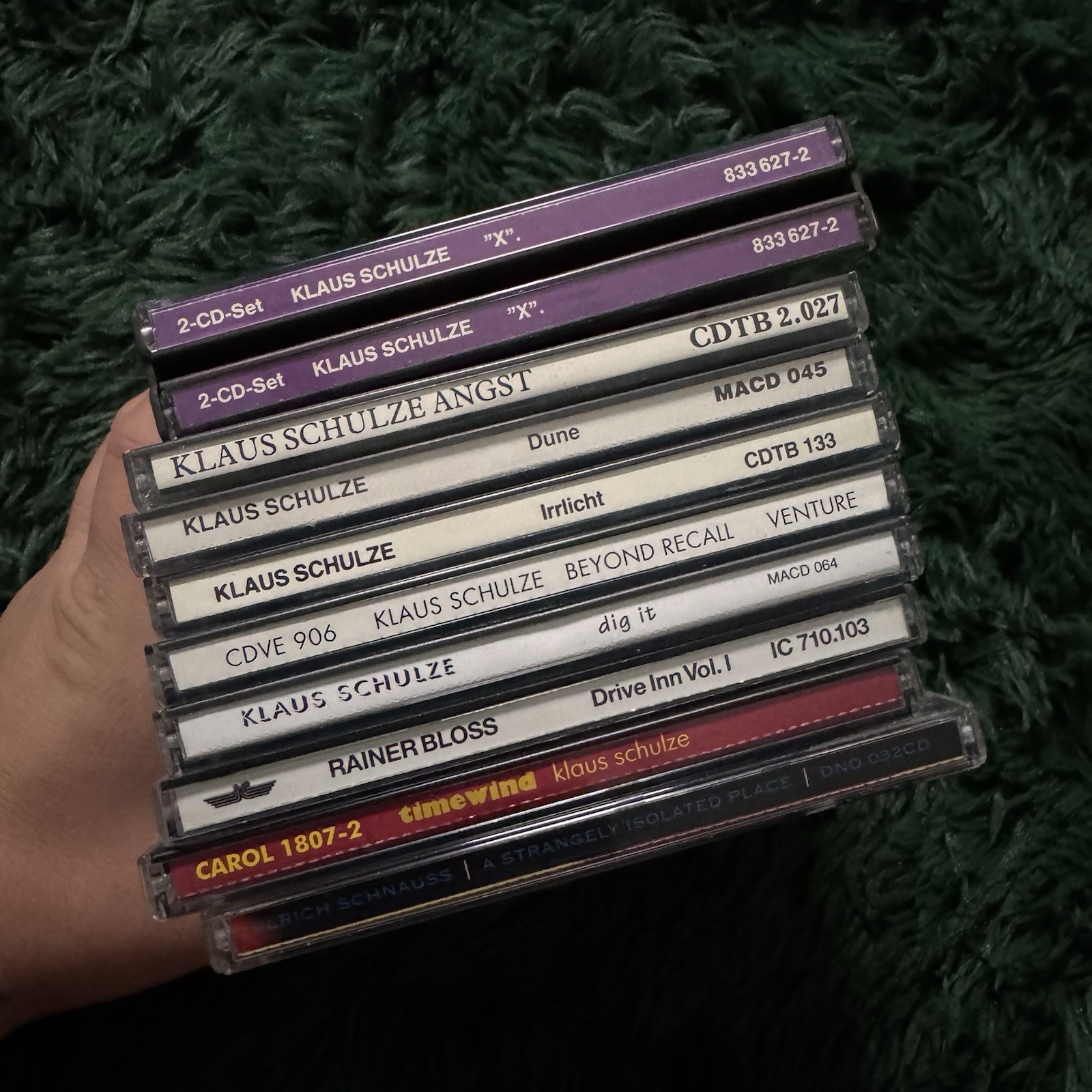 Klaus Schulze 9 CD Lot Electronic Ambient Music Krautrock Collection Rare