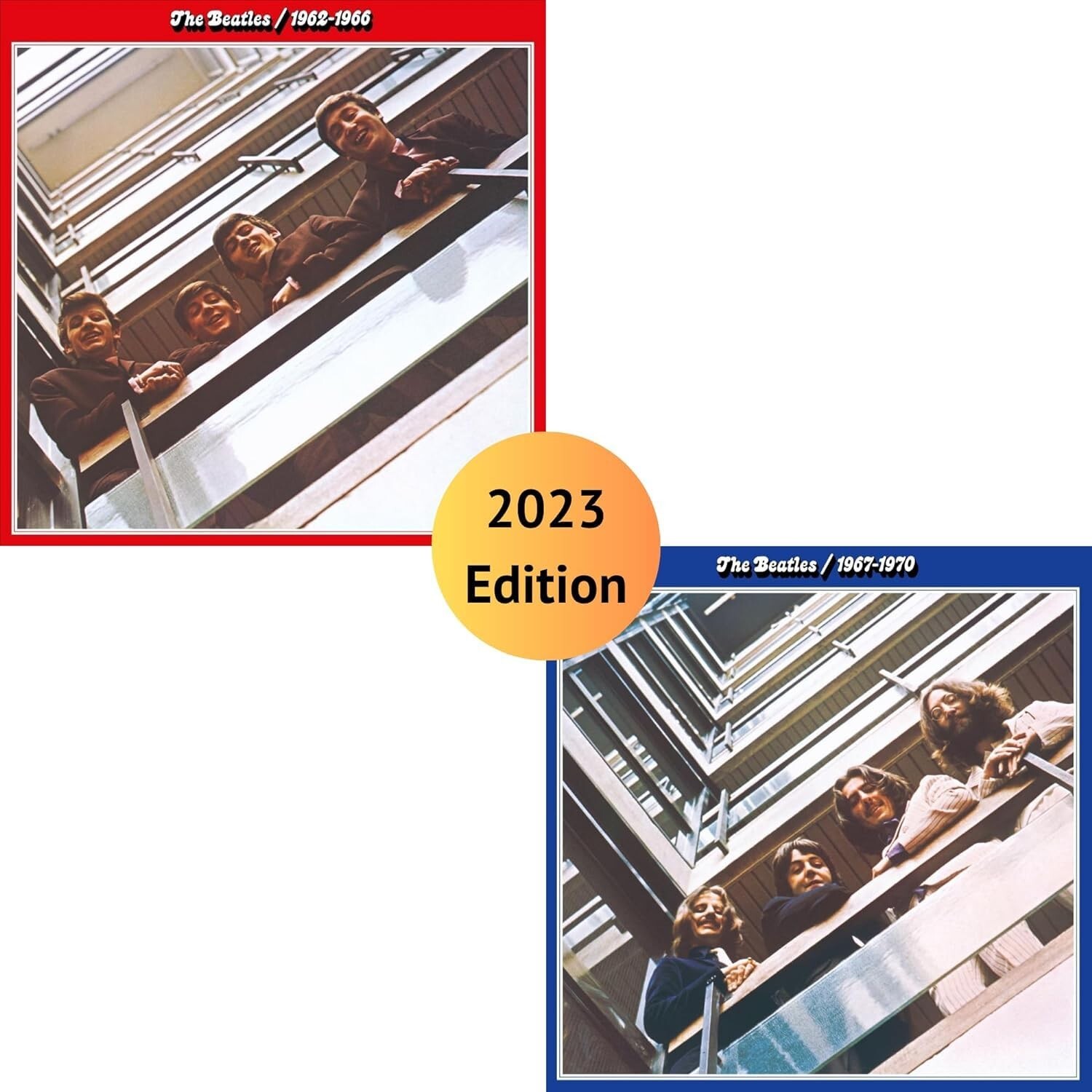 The Beatles 1962-1966 (The Red Album)/1967-1970 (The Blue Album) 4 CD Set [2023]