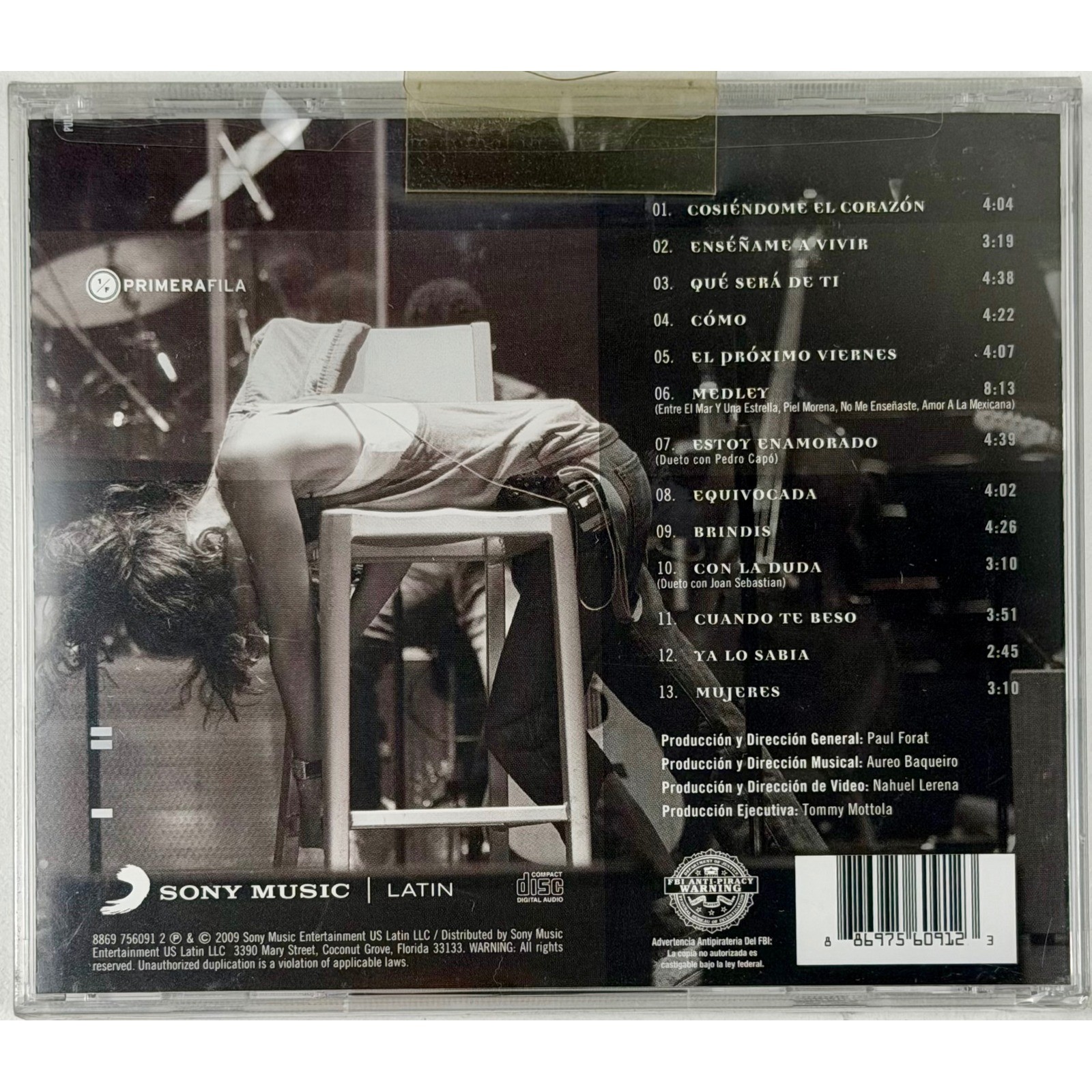 Thalia Lot of 2 CDs Primera Fila and El Sexto Sentido Factory Sealed Latin Pop