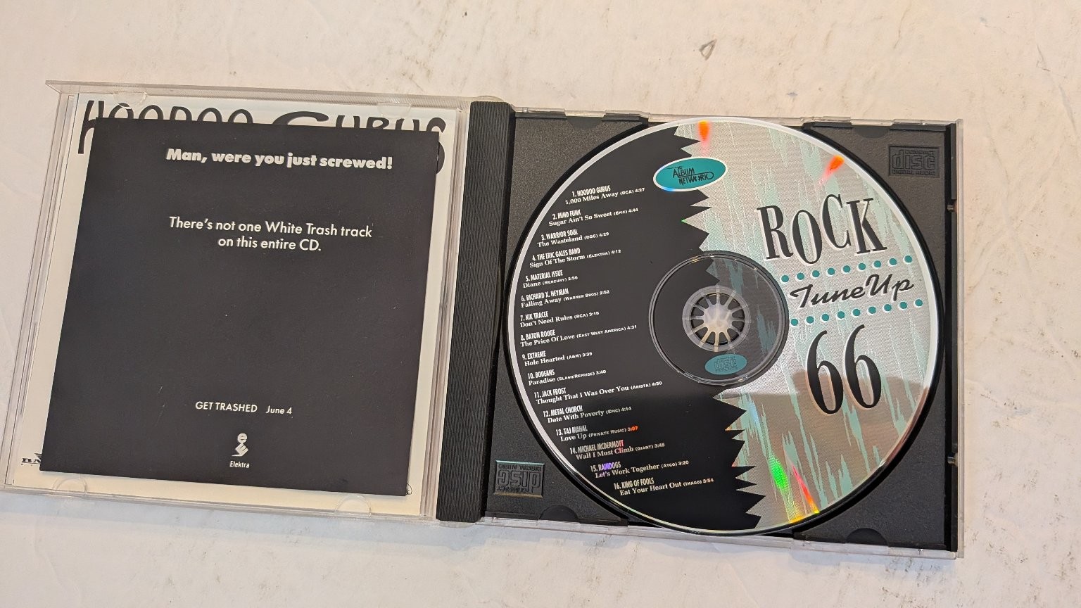 Album Network ROCK Tune Up 66 CD 1991 Promo Compilation Rock