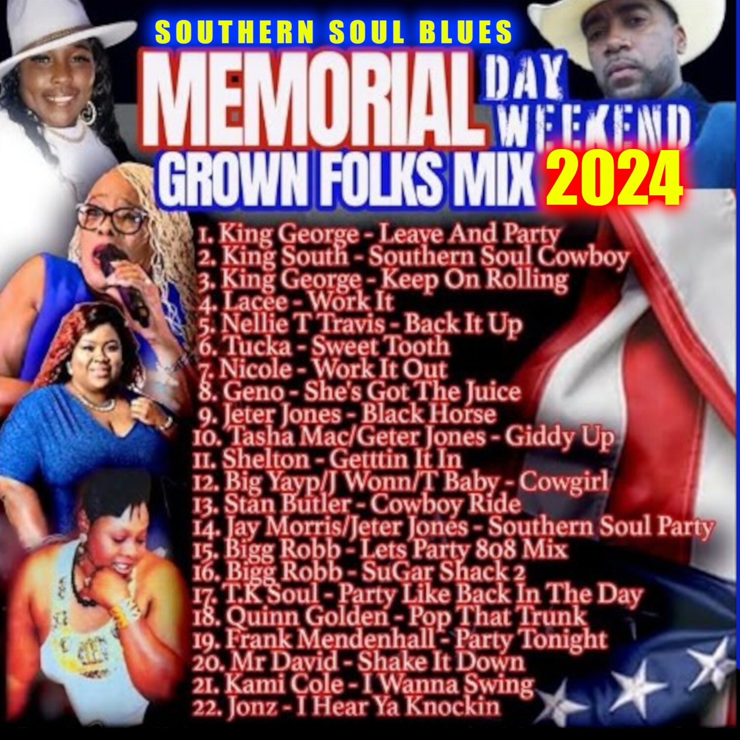 Southern Soul Blues Grown Folks Mix 2024 Mixed CD!!! (Popular!!!)