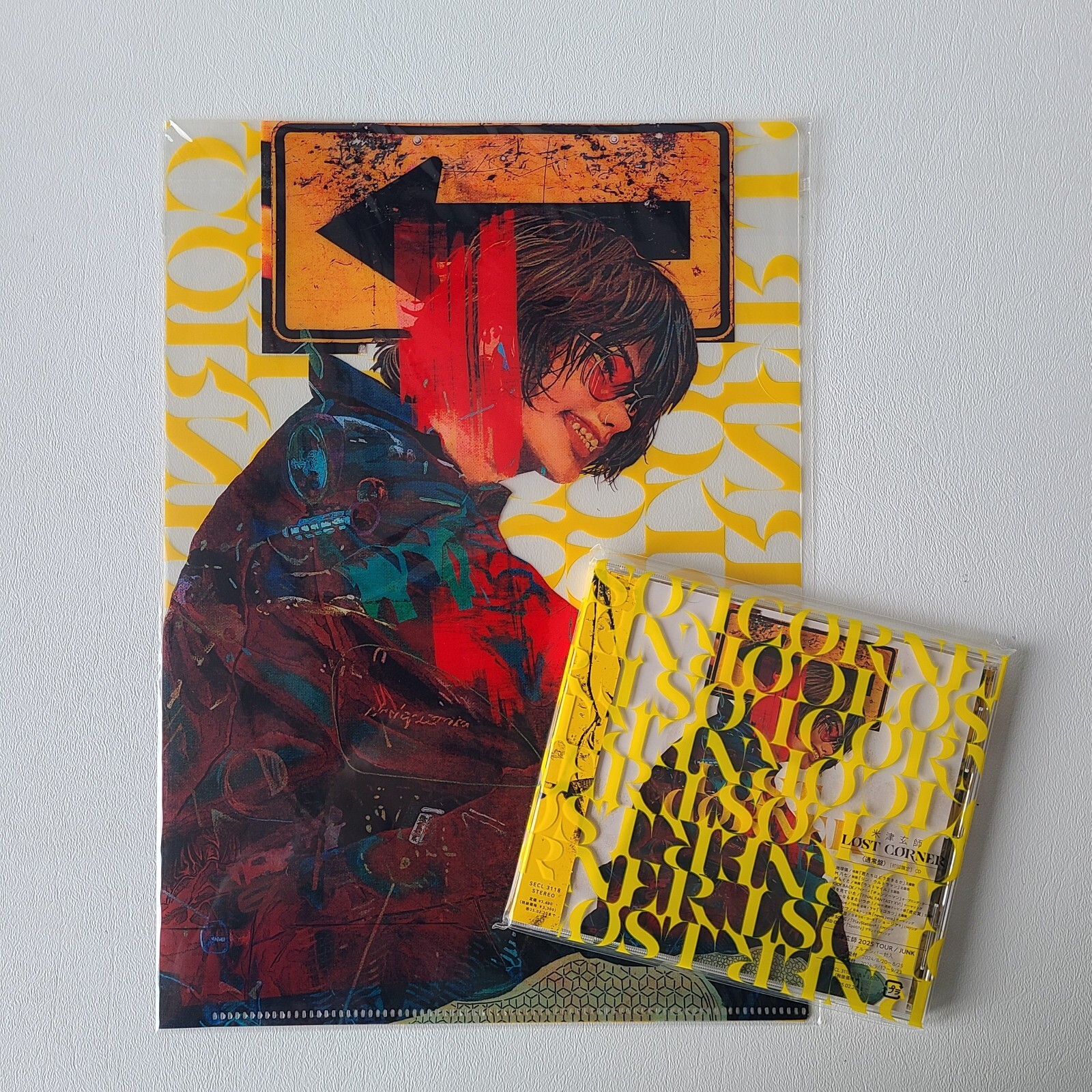 NEW! Kenshi Yonezu LOST CORNER CD Standard Ver. + A4 Clear File Bundle Japan