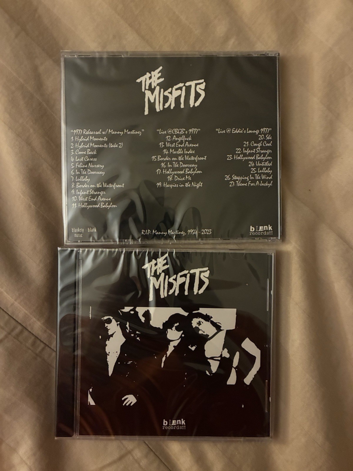 Misfits Manny Tapes CD Samhain Danzig Cbgb Horror Punk