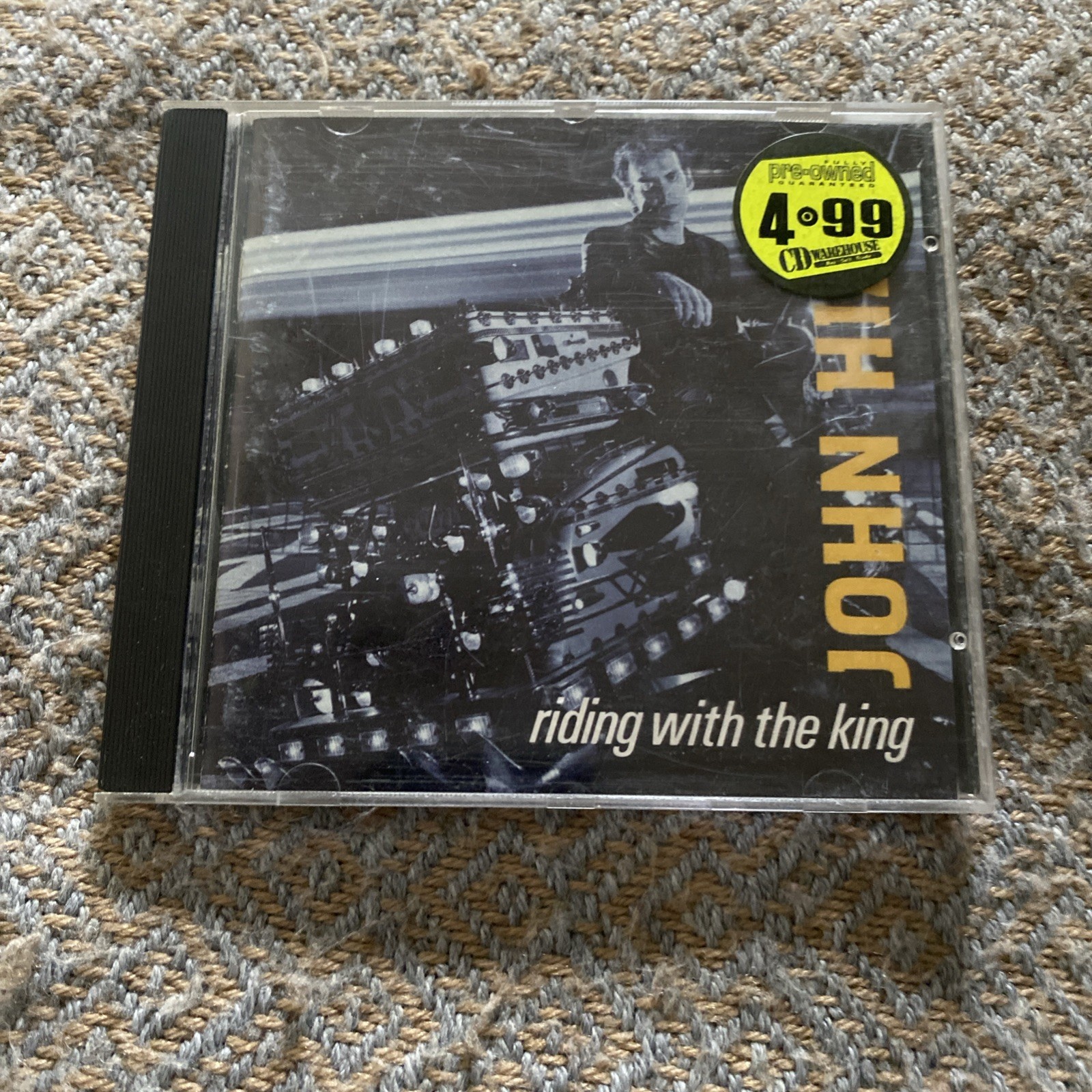 John Hiatt – Riding With The King CD VG Condition ￼