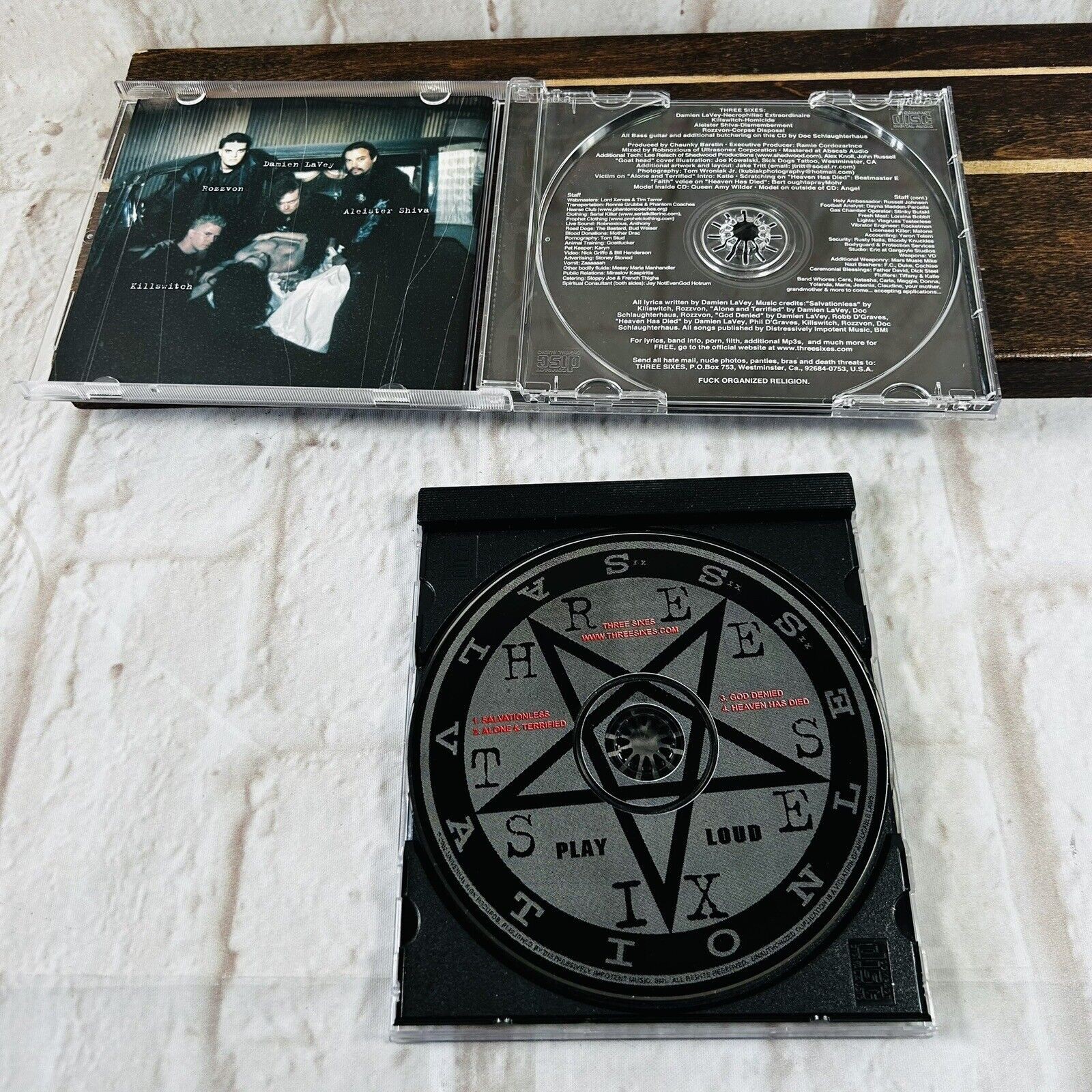 Three Sixes Salvationless CD 2004