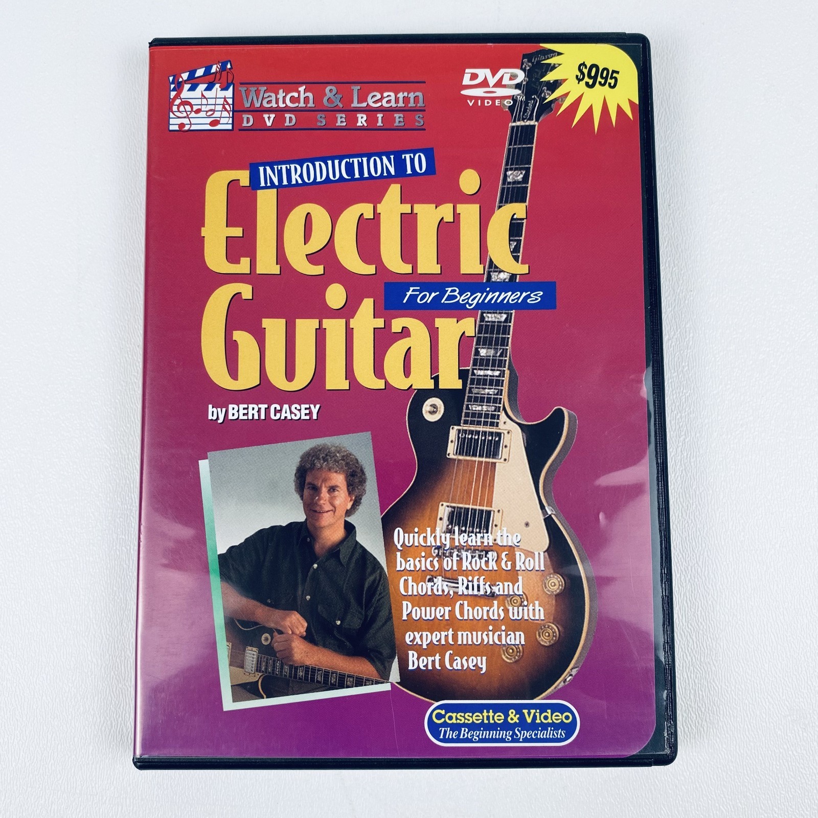 Introduction to Electric Guitar – DVD By Bert Casey – VERY GOOD Watch And Learn