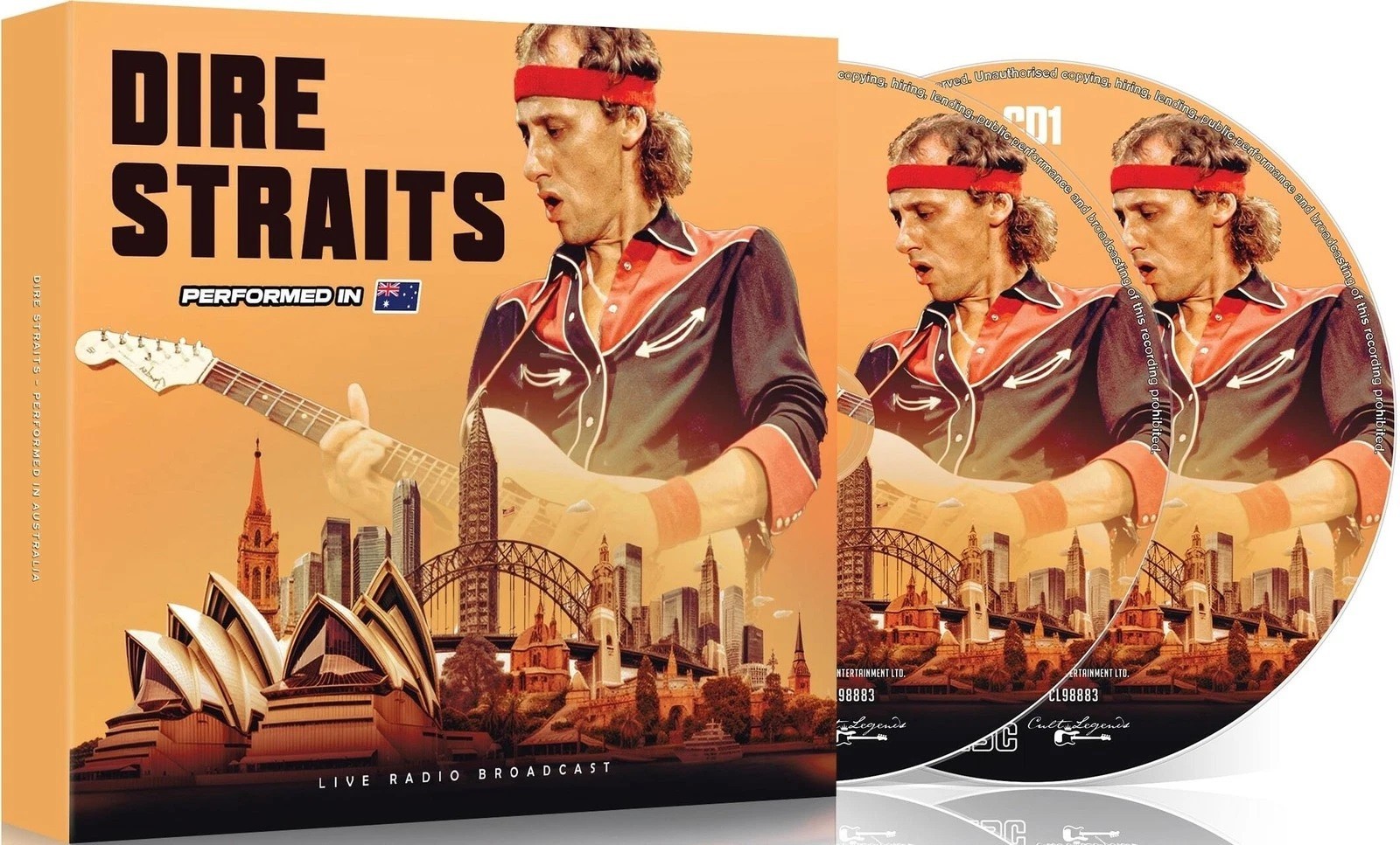 DIRE STRAITS Performed in Australia 1986 2 CD Set NEW