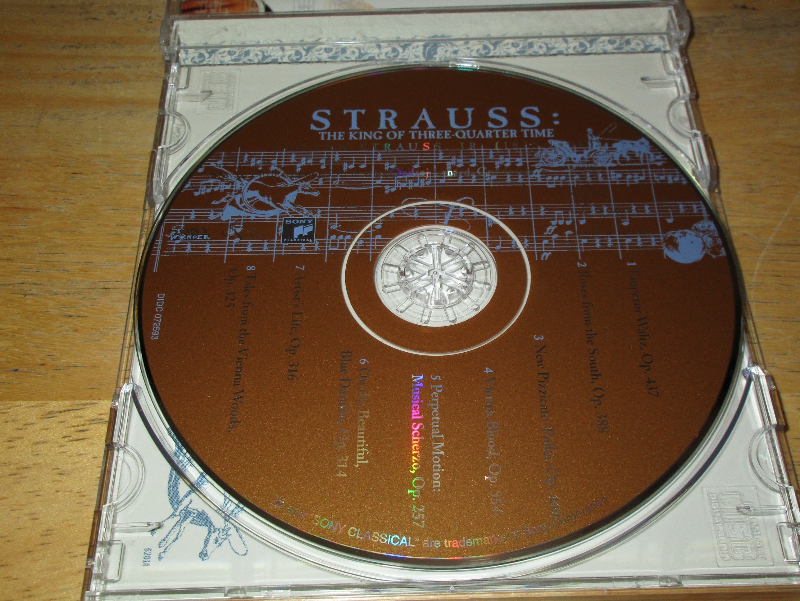Music From The Film Strauss by The Slovak Philharmonic Orchestra (CD, 1996 Sony)