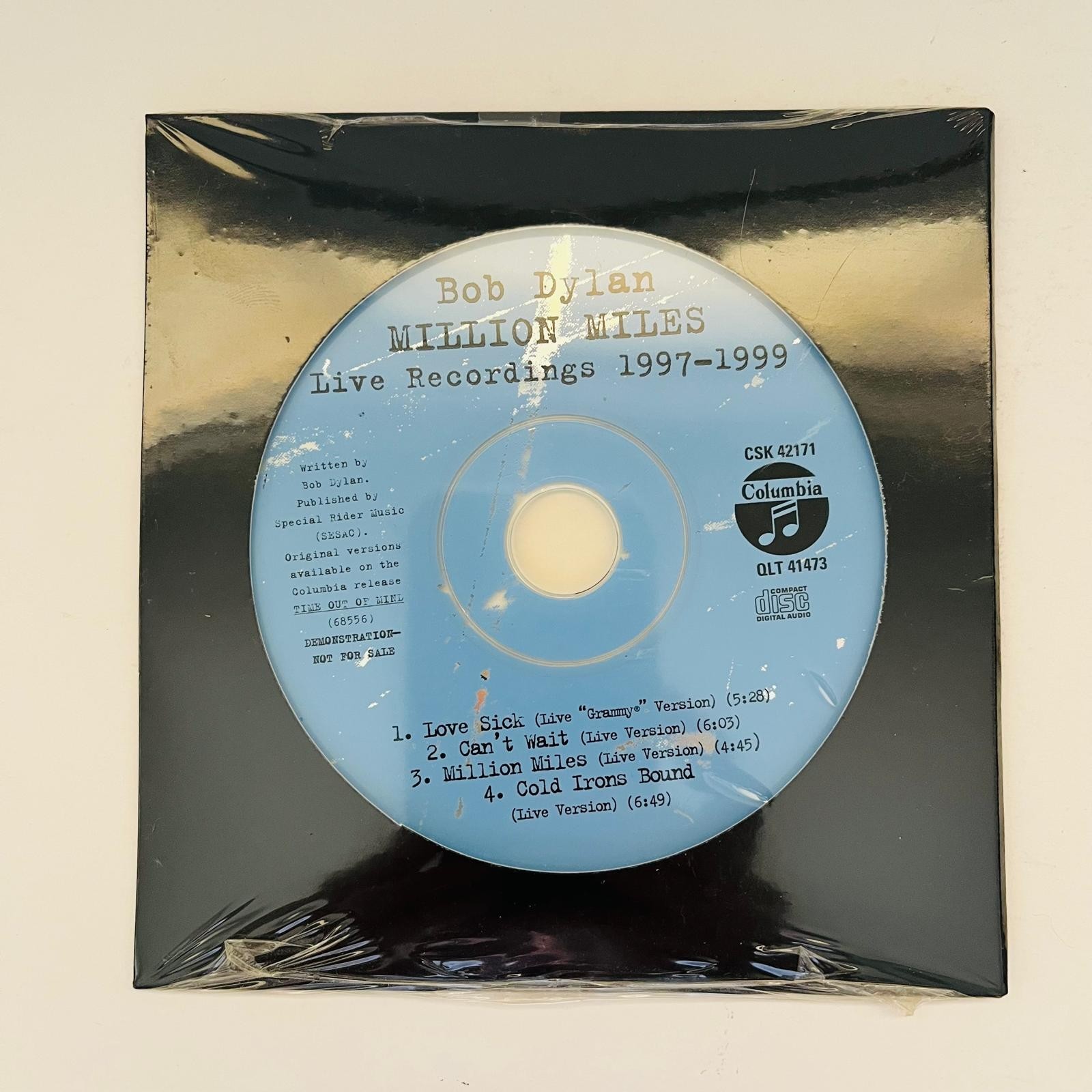 Bob Dylan Million Miles Live Recordings 1997-1999 CD SEALED Rare Promo 4-Song EP