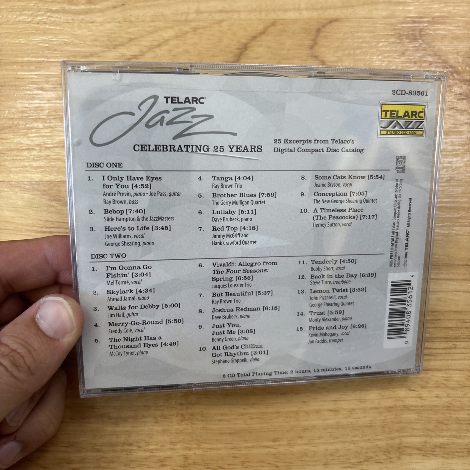 Telarc Celebrating 25 Years: The Jazz Collection (CD, 2002, 2 Disc) New – Crack