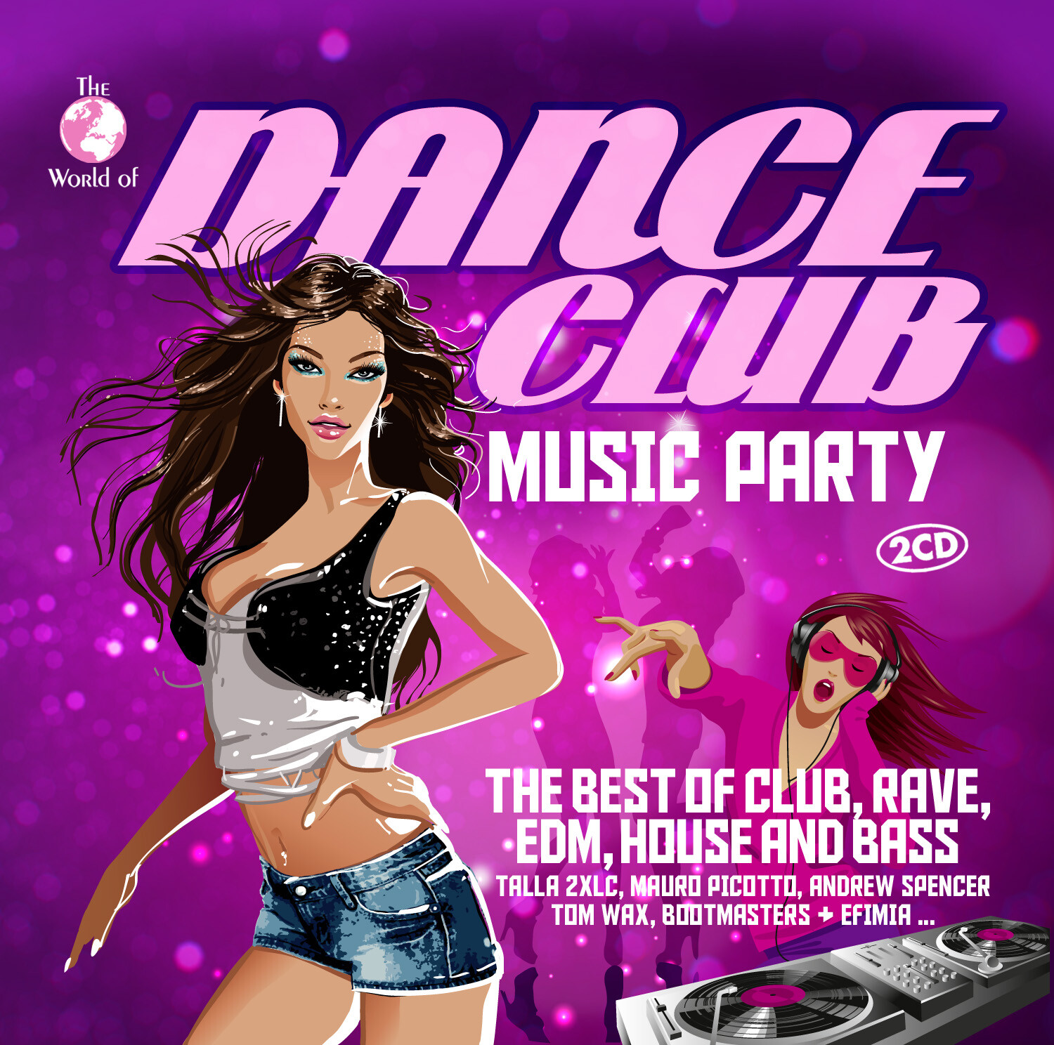 CD Dance Club Music Party By Various Artists 2CDs