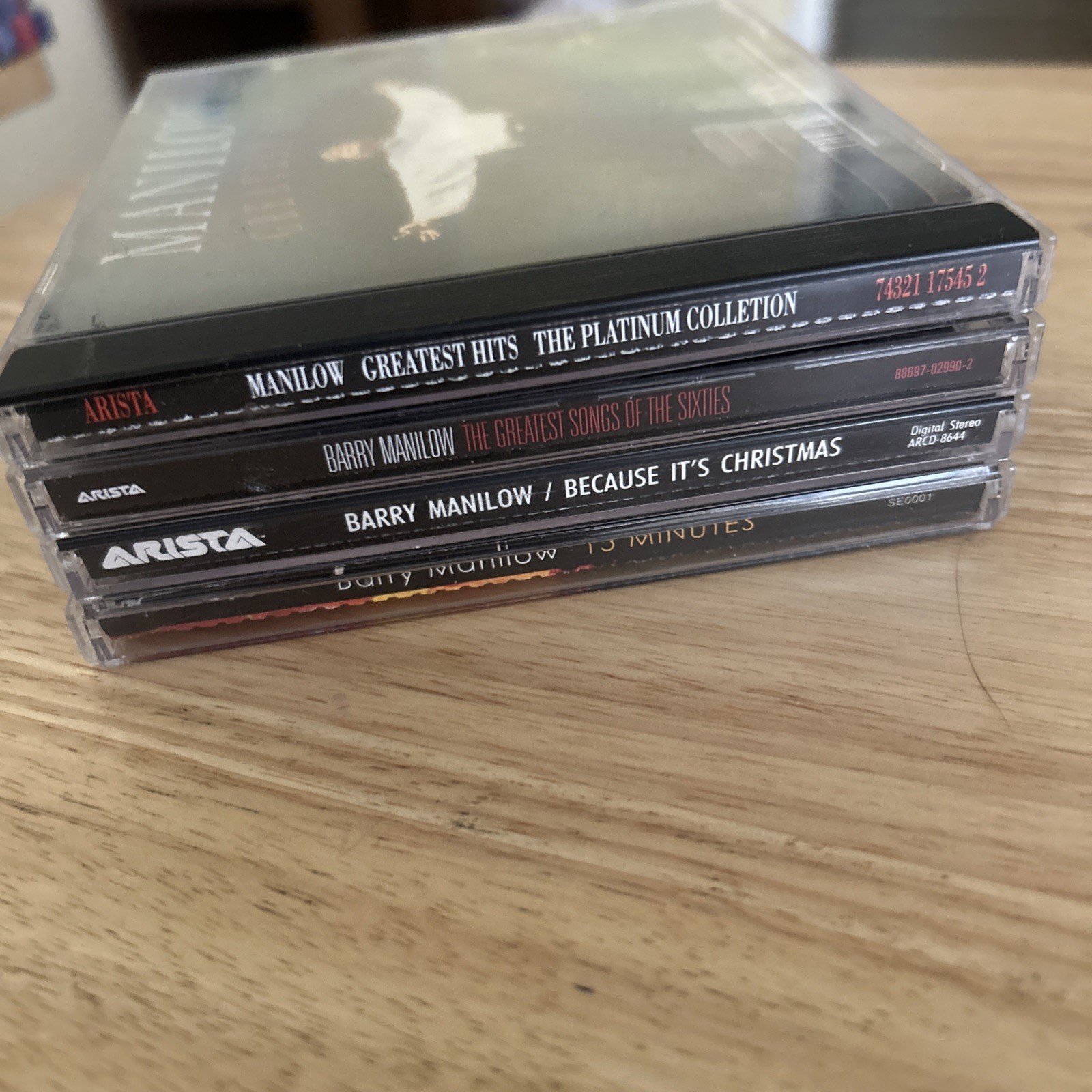 BARRY MANILOW~~LOT OF 4 CDs 1970s 1980s Pop