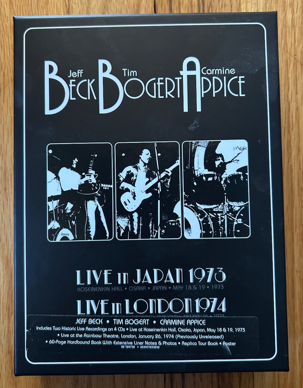 Beck, Bogart & Appice – Live In Japan, 73′ & London, 74′ – Like New 4 CD Box Set
