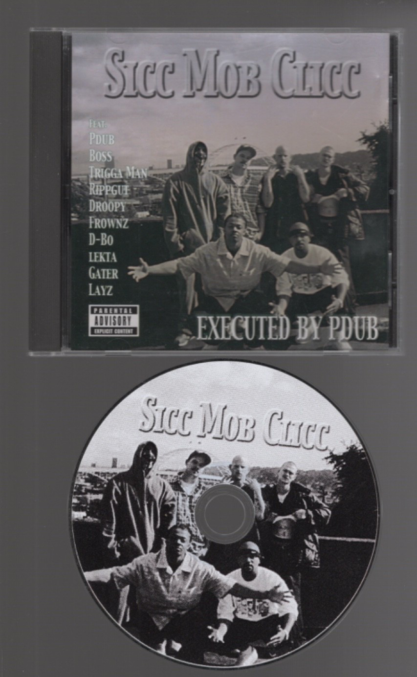 OOP Sicc Mob Clicc Executed By PDUB CD 2002 Rare G Rap Gangsta Rap MUST OWN