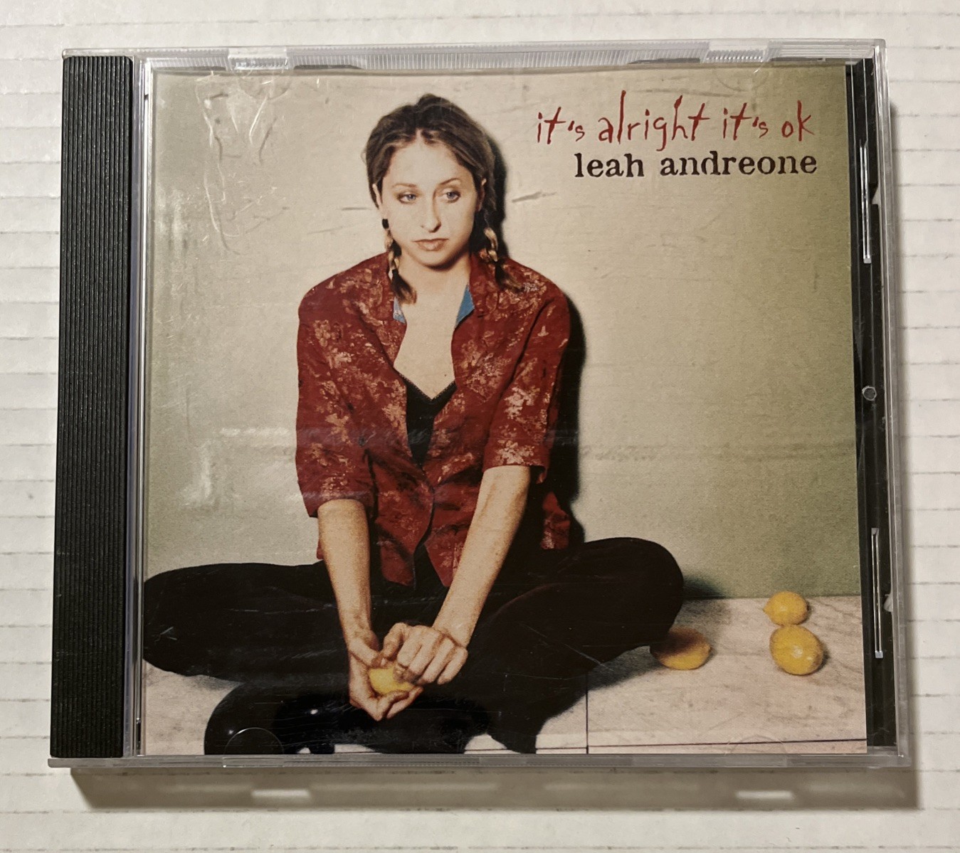 Leah Andreone – It’s Alright It’s OK CD Single Rare Promo- Disc NR Mint!