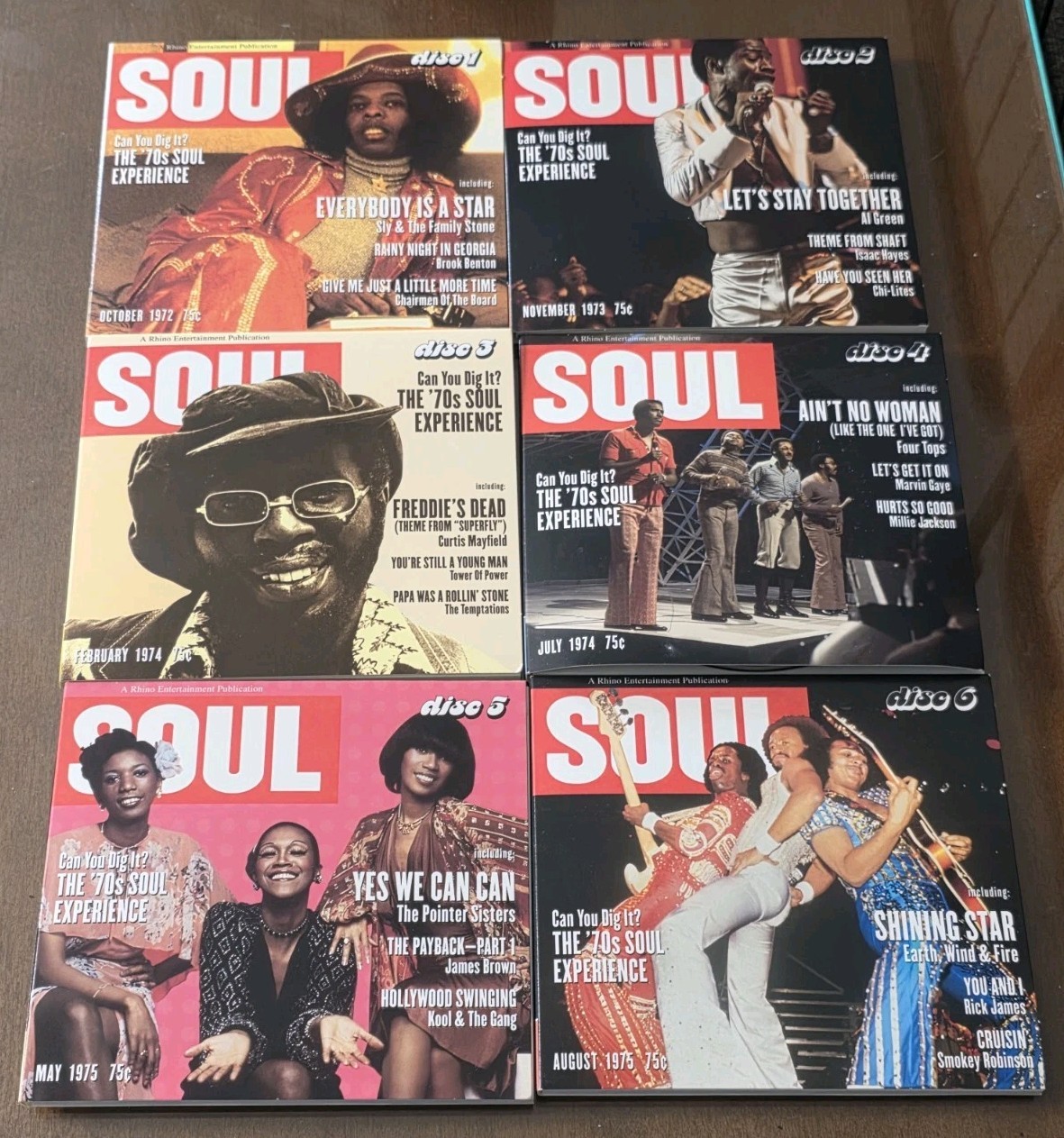 THE 70’S SOUL EXPERIENCE Can You Dig It – Rhino Box 6 CDs/136 tracks FREE SHIP