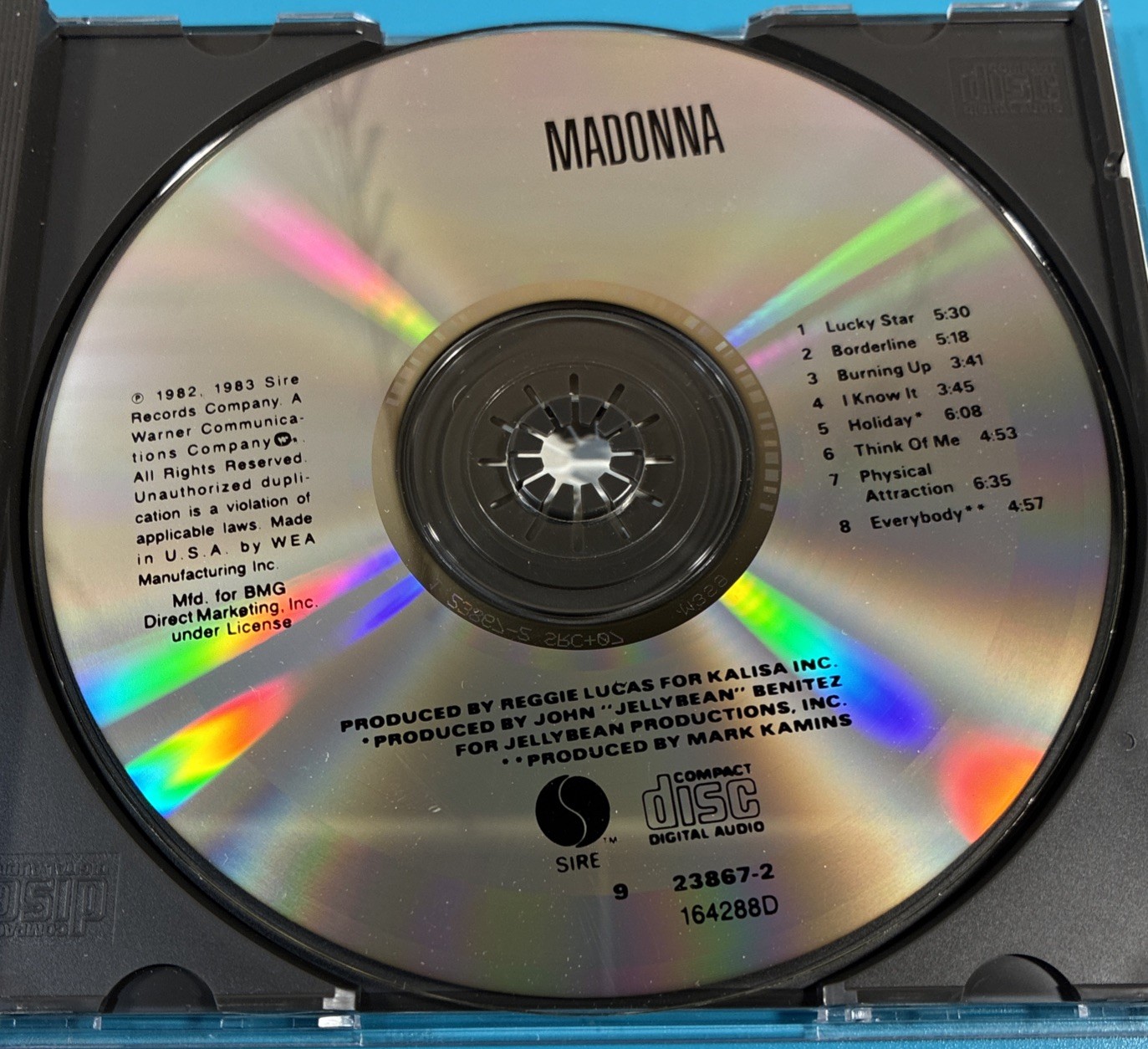 Madonna by Madonna (Warner Bros./Sire, CD, 1983)