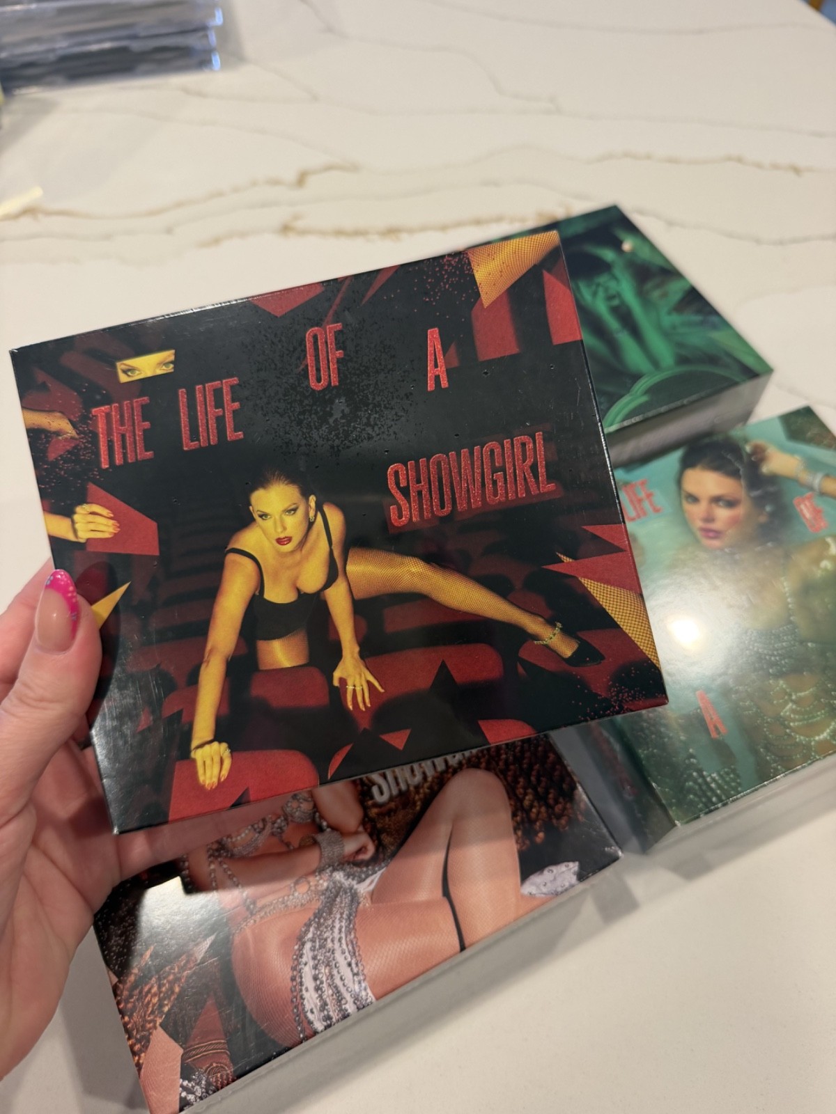 Taylor Swift The Life of a Showgirl Deluxe CD Box Set Complete All 4 Sealed New