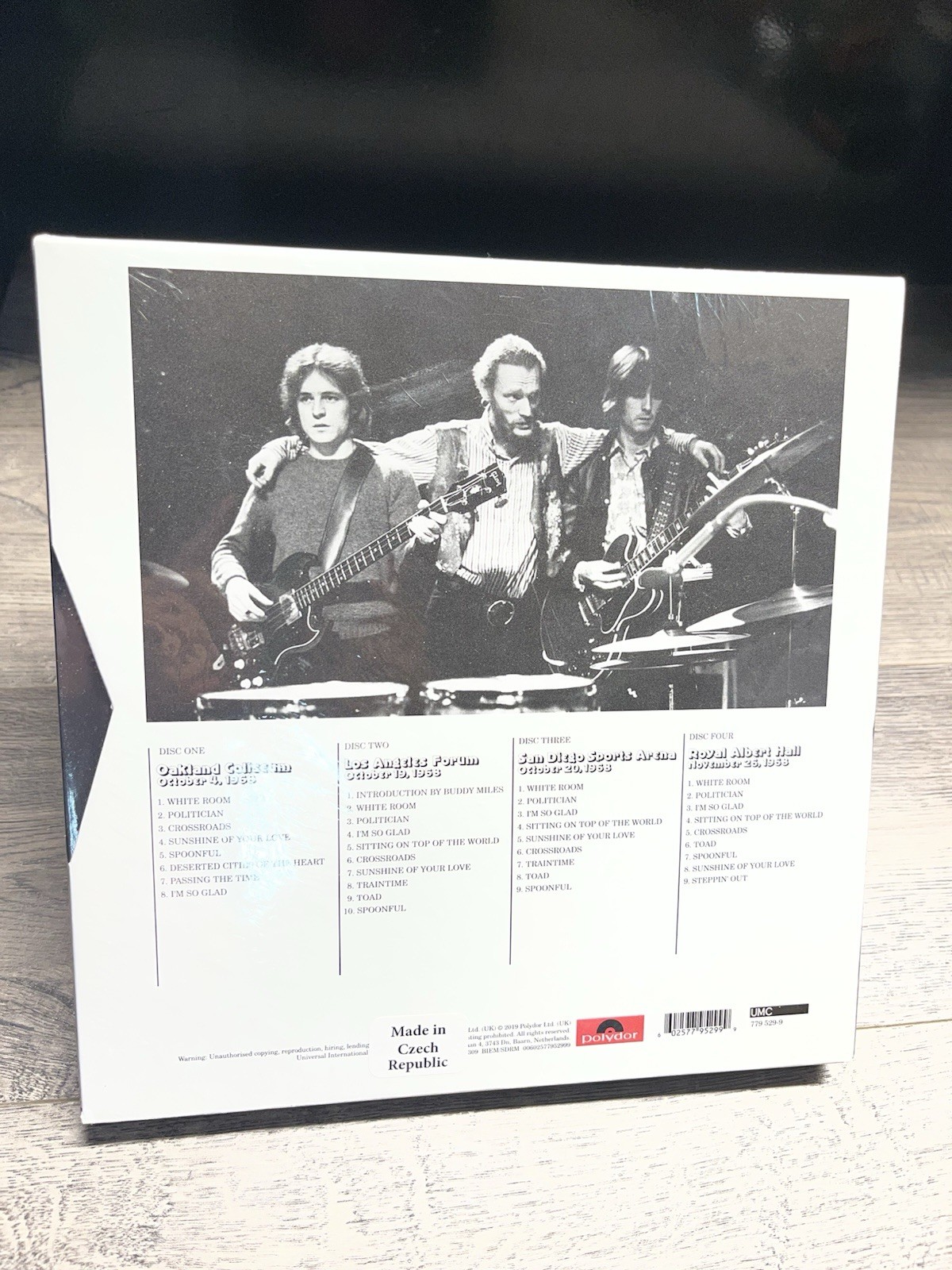 Goodbye Tour Live 1968 by Cream (4 CD, 2019) NEW Sealed
