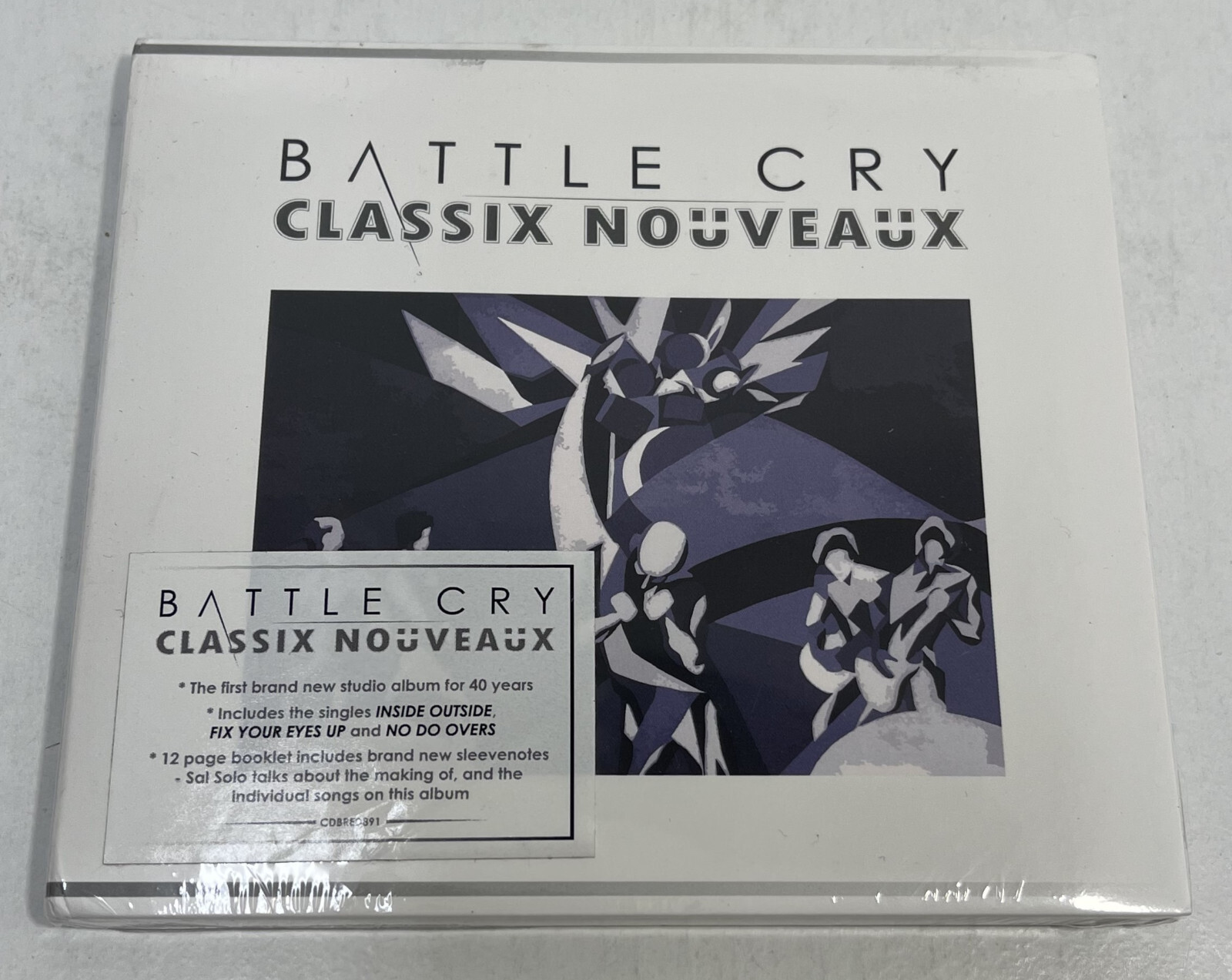 Classix Nouveaux – Battle Cry (2023, CD, Digipak) Crease in Case