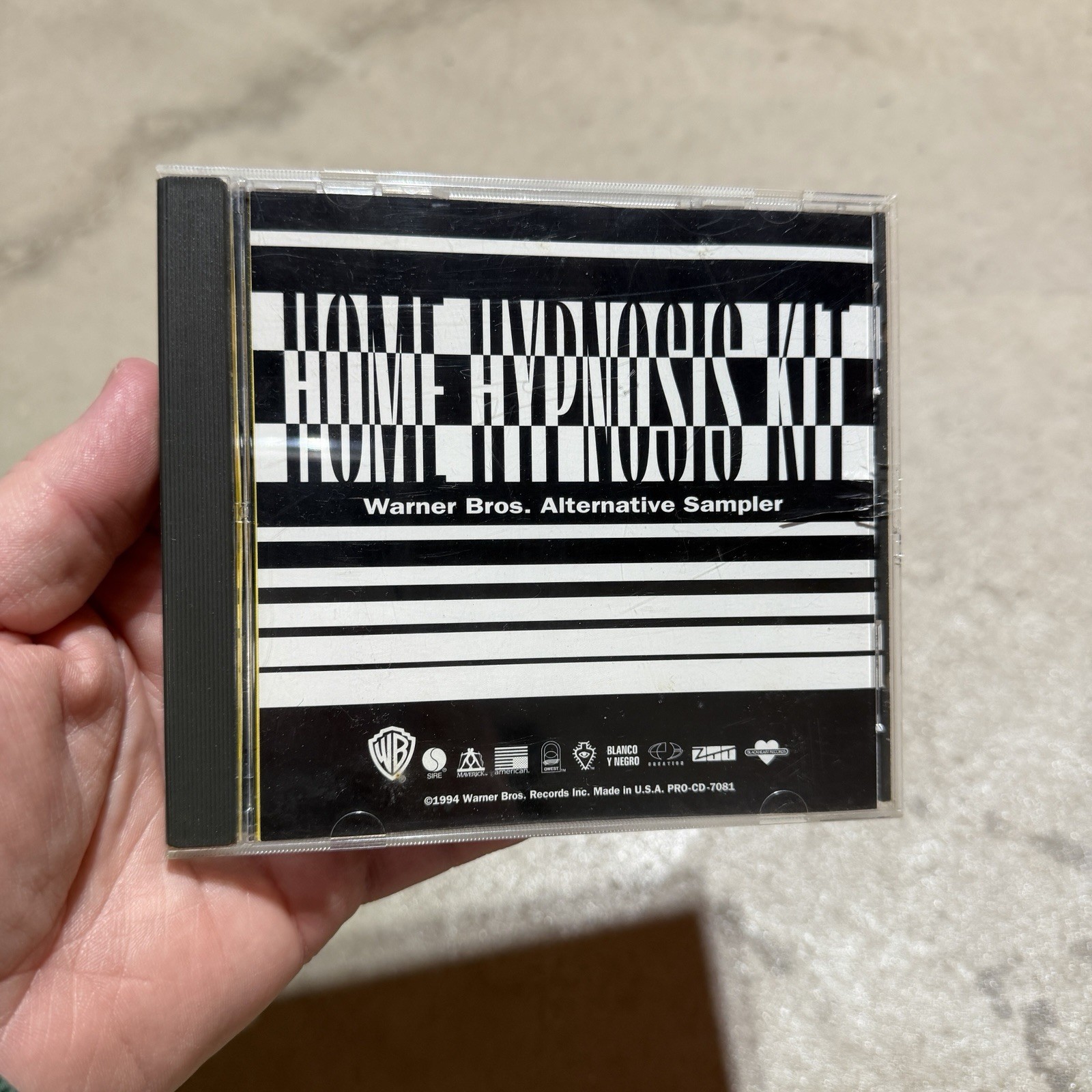 Home Hypnosis Kit – Warner Bros. Alternative Music Sampler (1994) CD Promo Rare