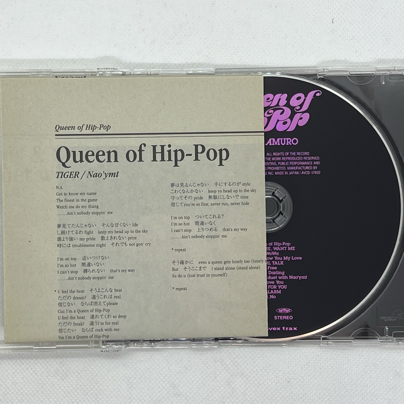 Queen of Hip Pop by Namie Amuro (CD, 2005) OBI, 安室奈美恵, J-POP, japanease pop