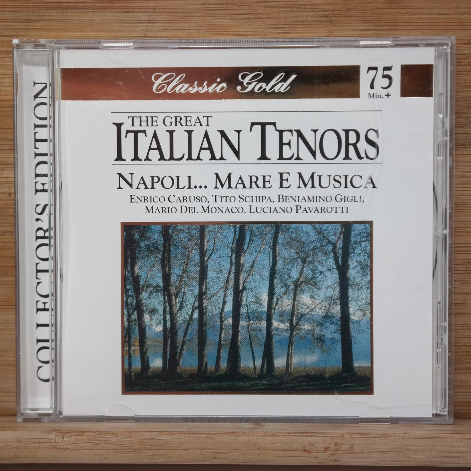 Classic Gold The Great Italian Tenors CD Napoli Mare E Musica 75 Min