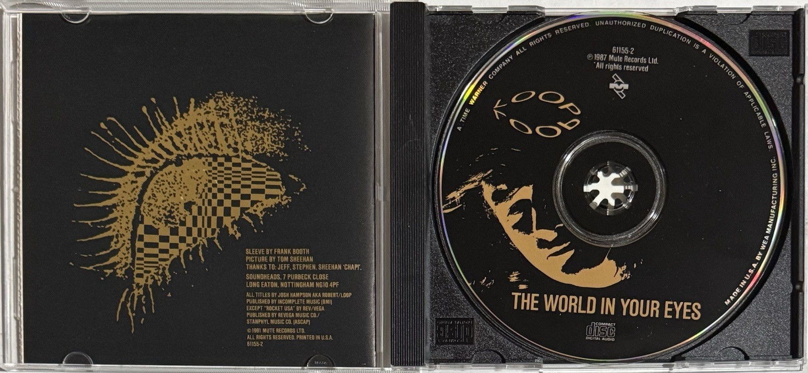 LOOP – The World In Your Eyes (CD, 1991) Mute Records | NM Like New