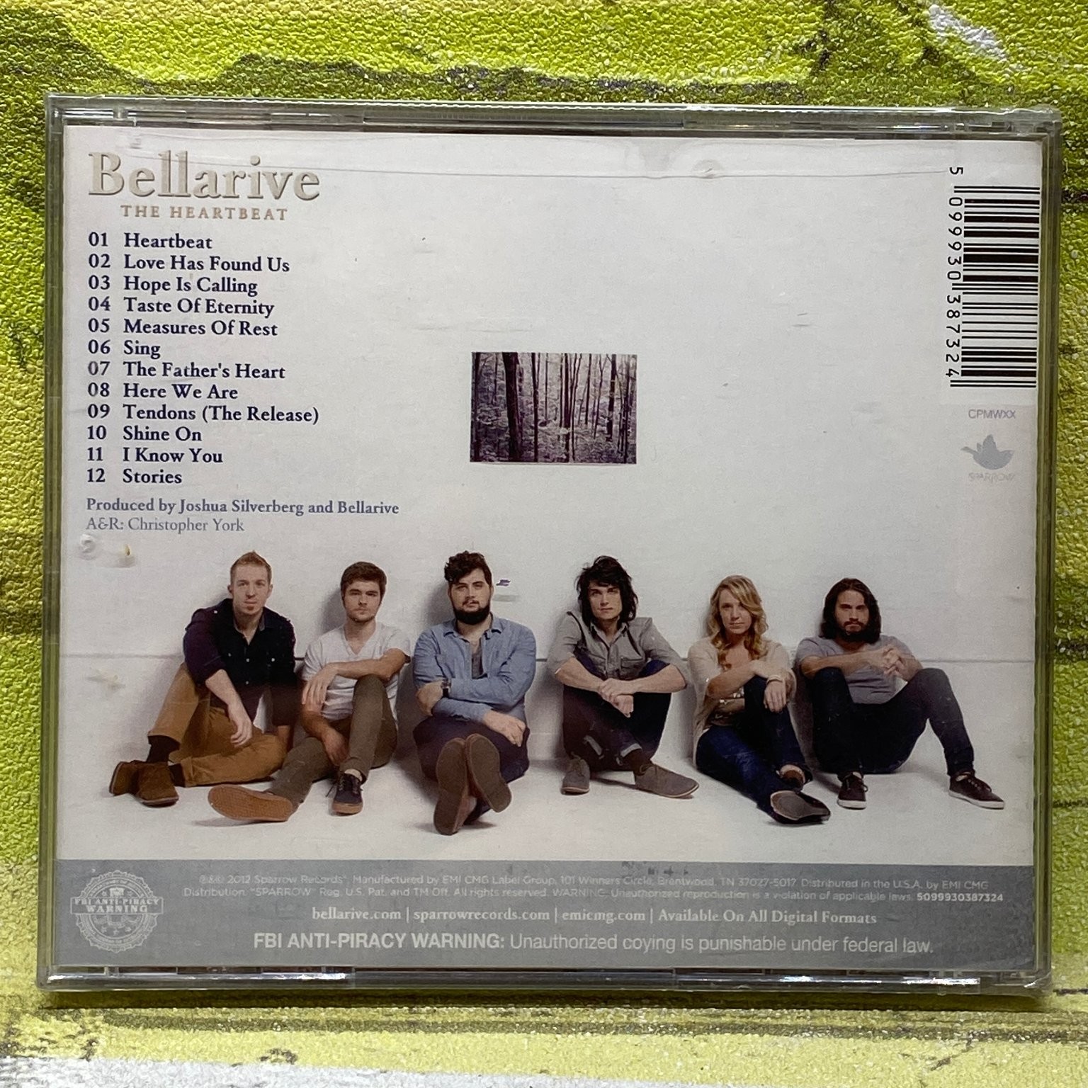 Bellarive – The Heartbeat CD 2012 Sparrow Records Christian Rock