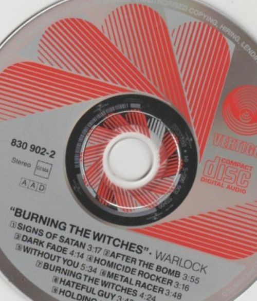 CD Warlock – Burning The Witches (1988 Remaster)