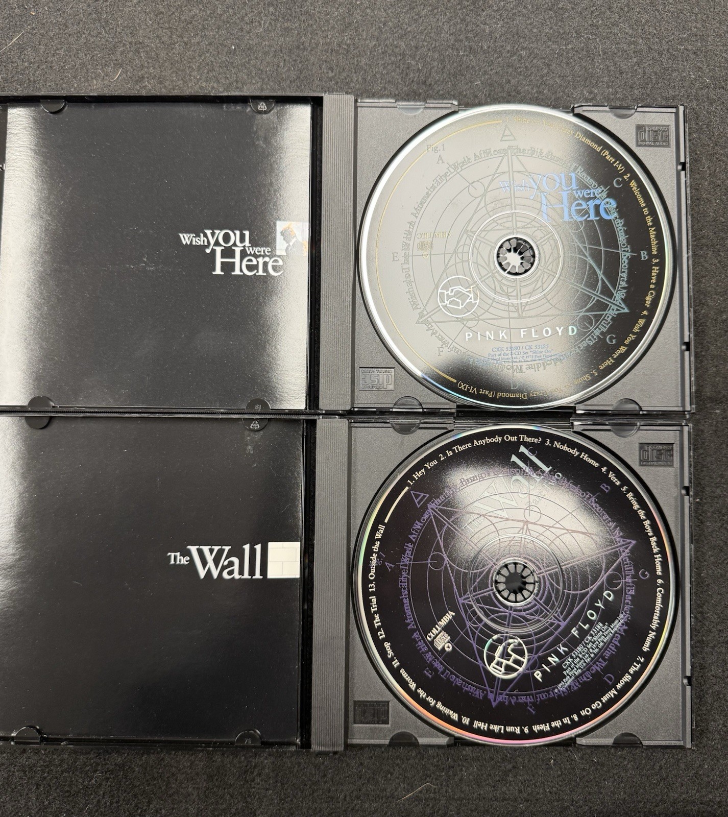 Pink Floyd Shine On Rock CD Box Set With Book And Postcards 8 Cds