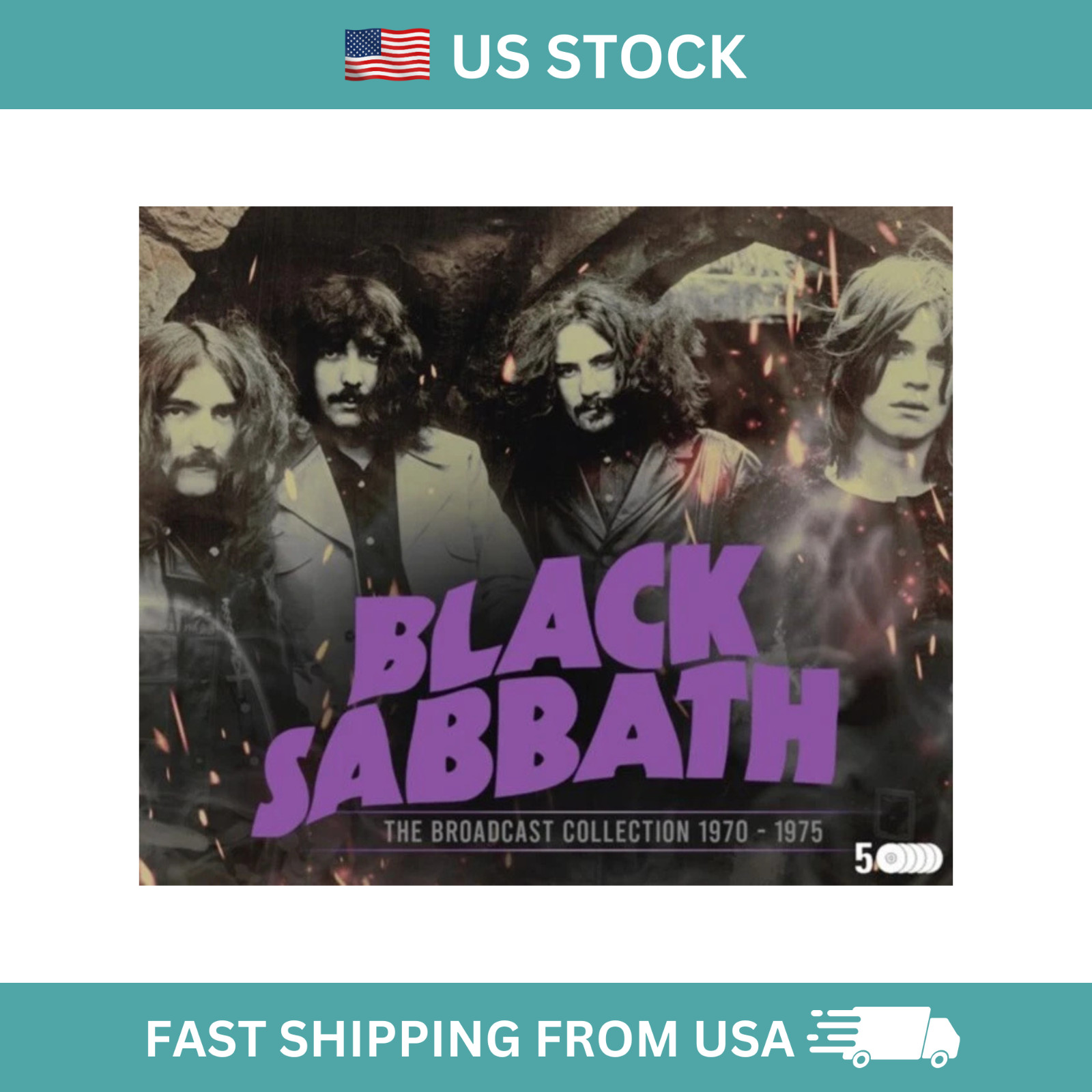 Black Sabbath – The Broadcast Collection 1970 – 1975 5 CD – Compilation Album