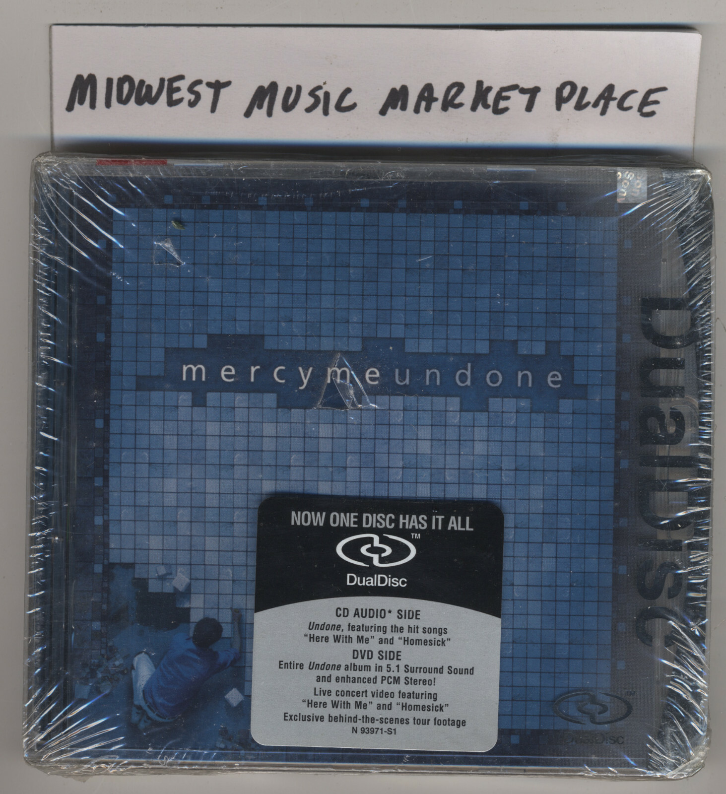 MercyMe – Undone – DualDisc Hybrid CD + DVD – Brand New MINT & Sealed With Hype!