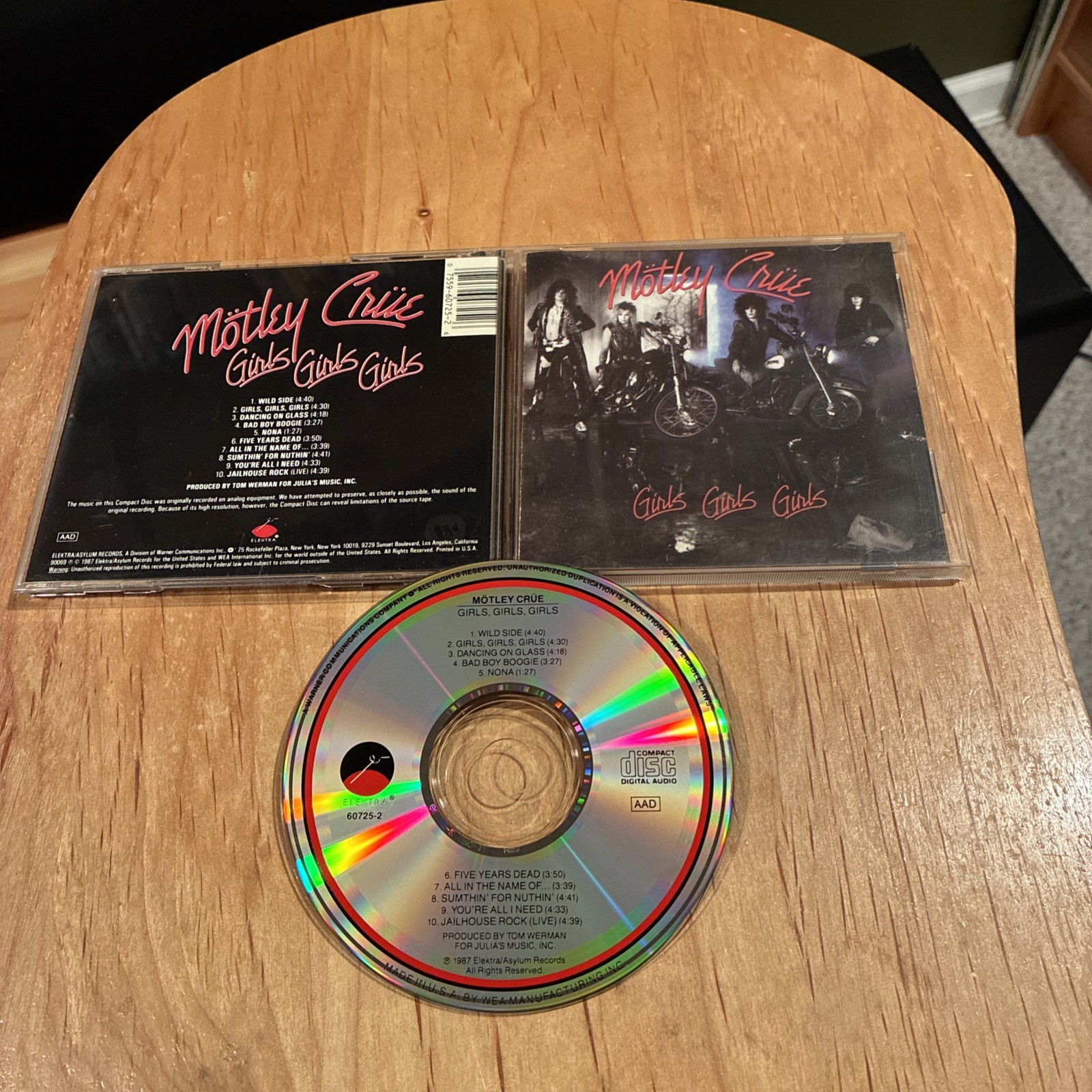 Motley Crue – Girls … CD 90s US press poison cinderella skid row dokken ratt