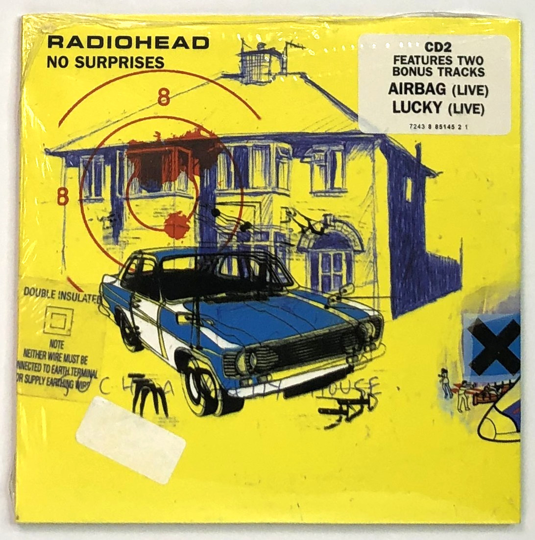 RADIOHEAD No Surprises (1998) CD Single w/ 2 RARE LIVE TRX UK RARE NEW SEALED