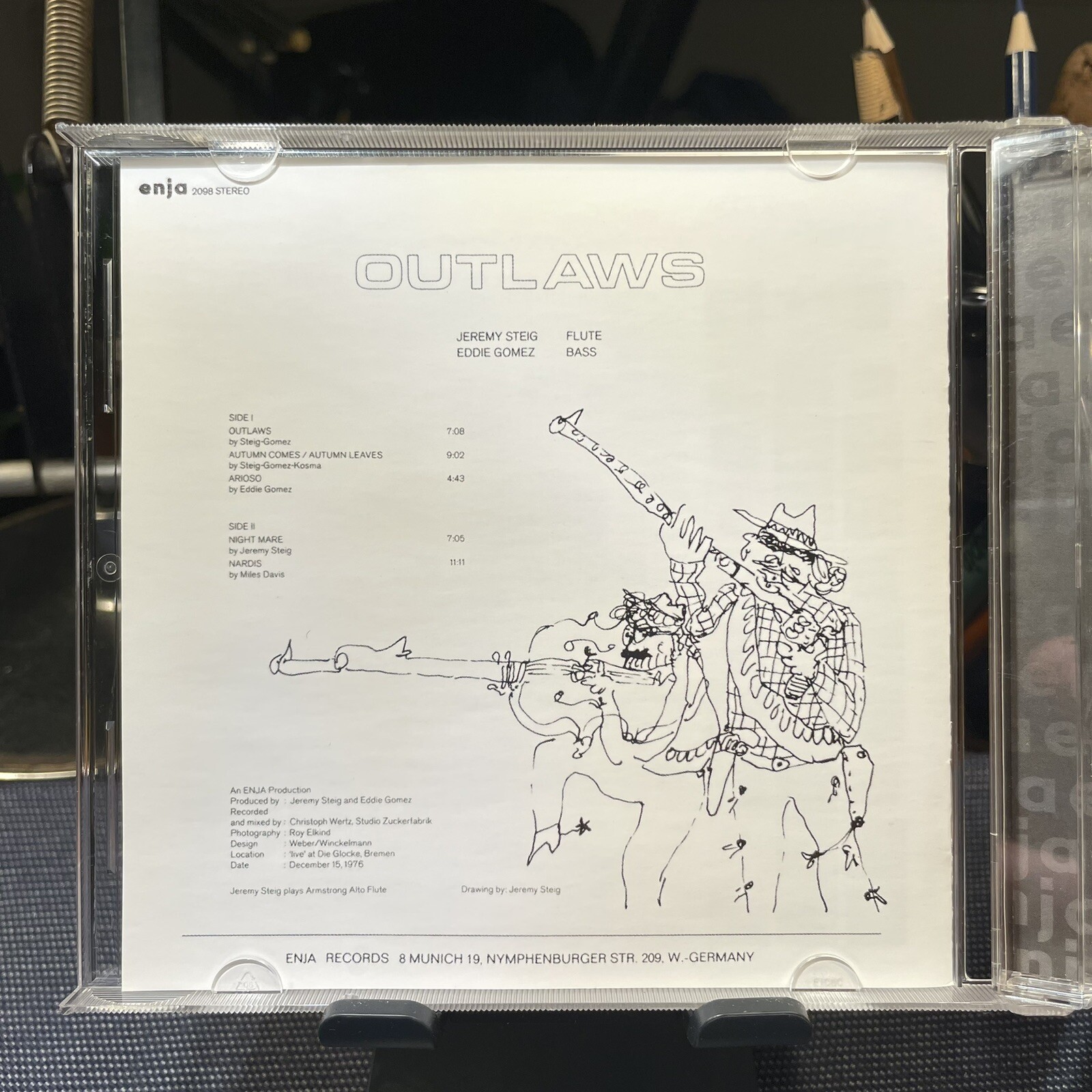 Outlaws by Jeremy Steig & Eddie Gomez (CD, 2014) !Solid CDSOL-6540 Japan OBI