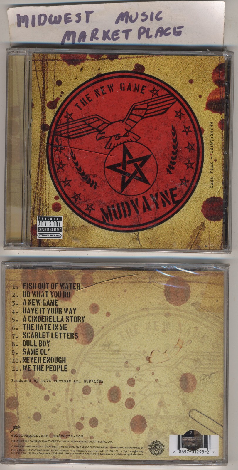 Mudvayne – The New Game – New MINT Sealed CD – Never Enough Fish Out Of Water