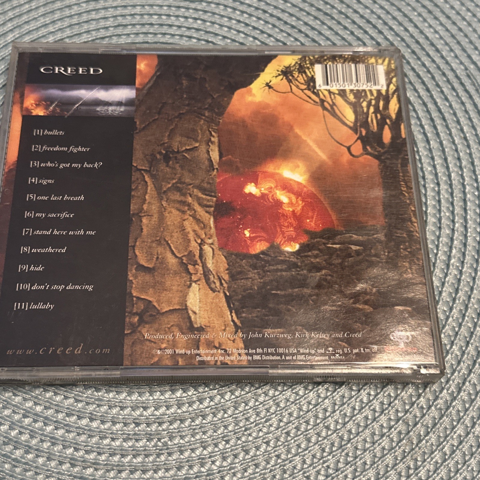 Weathered by Creed (Post-Grunge) (CD, 2001, Wind-Up)