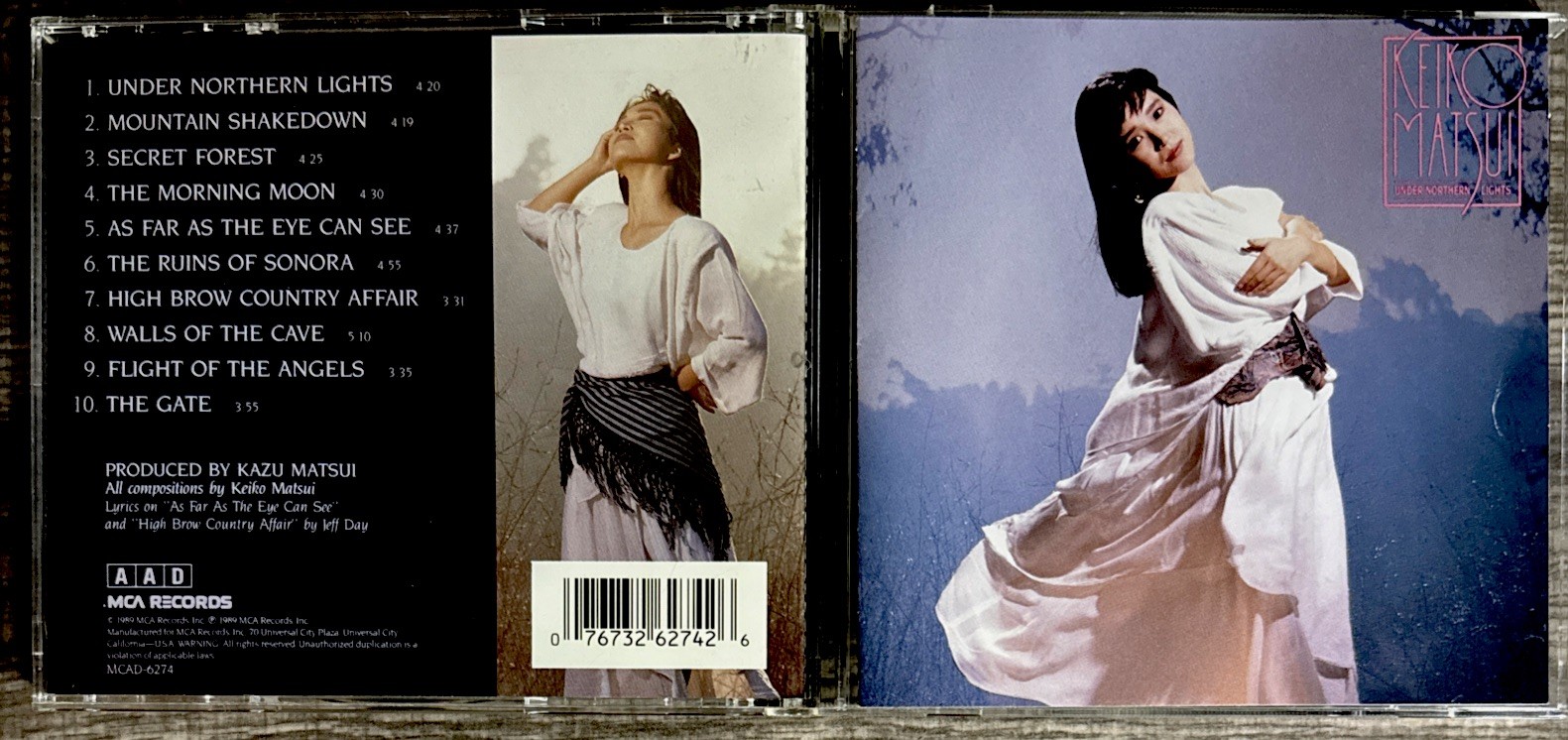 Keiko Matsui “Under Northern Lights” Audio Music CD 1989 MCA Records MCAD-6274